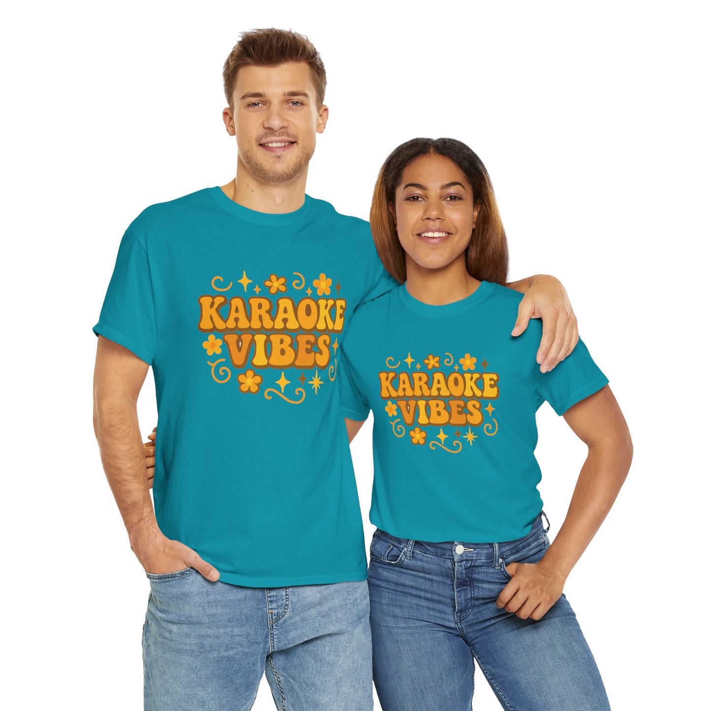 Karaoke Vibes T-Shirt Soft Retro Style Tee