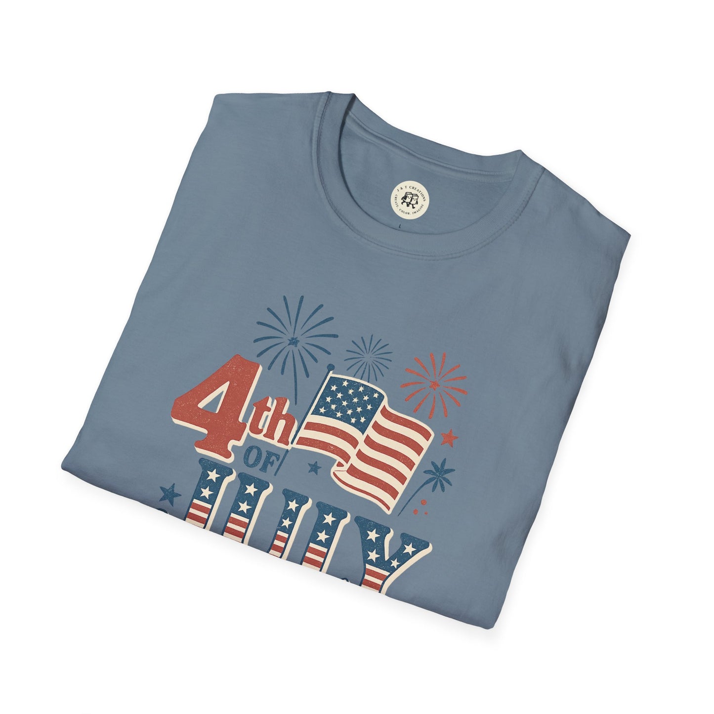 Fourth of July Fireworks Shirt - Patriotic Tee