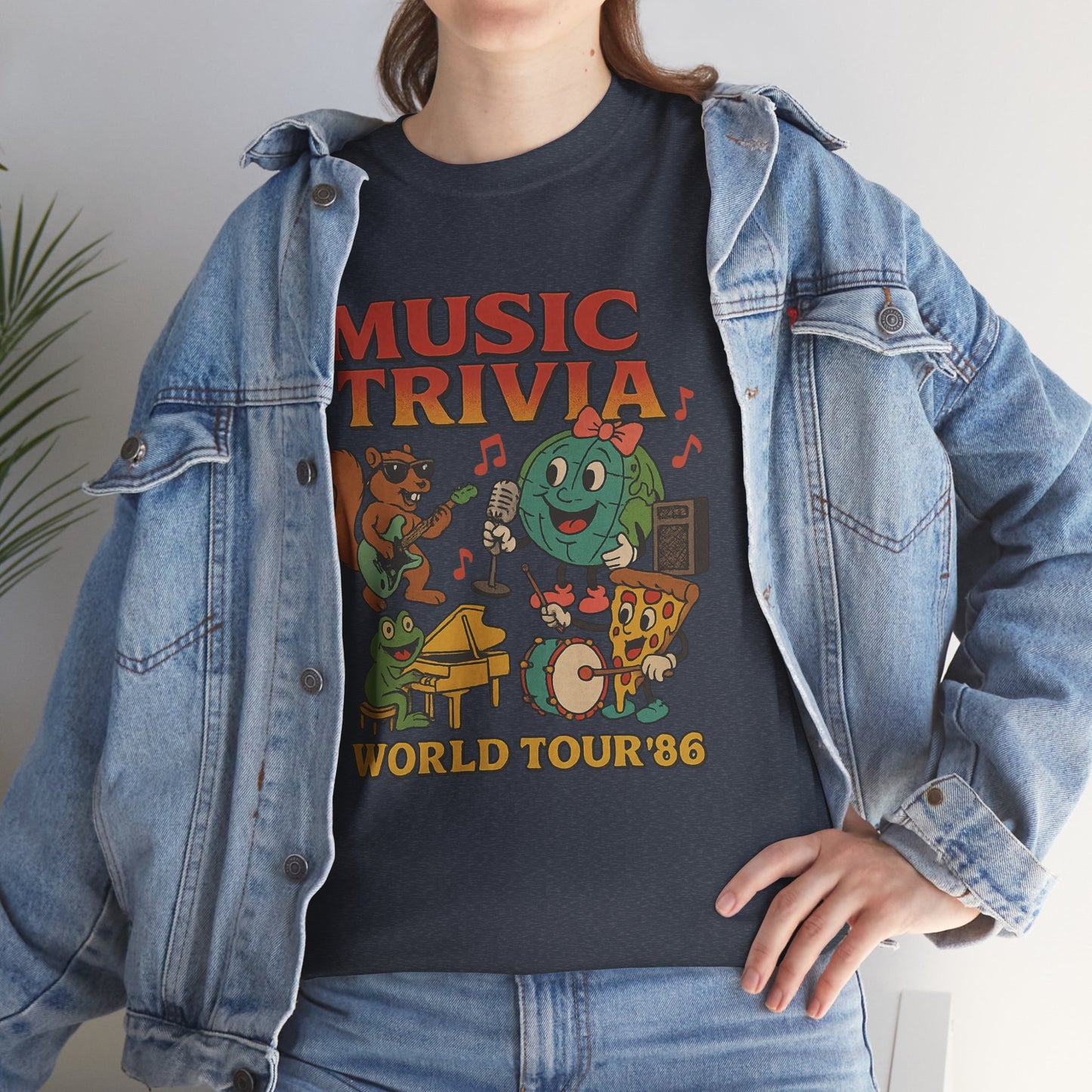 Music Trivia T-Shirt with Fun Vintage Design