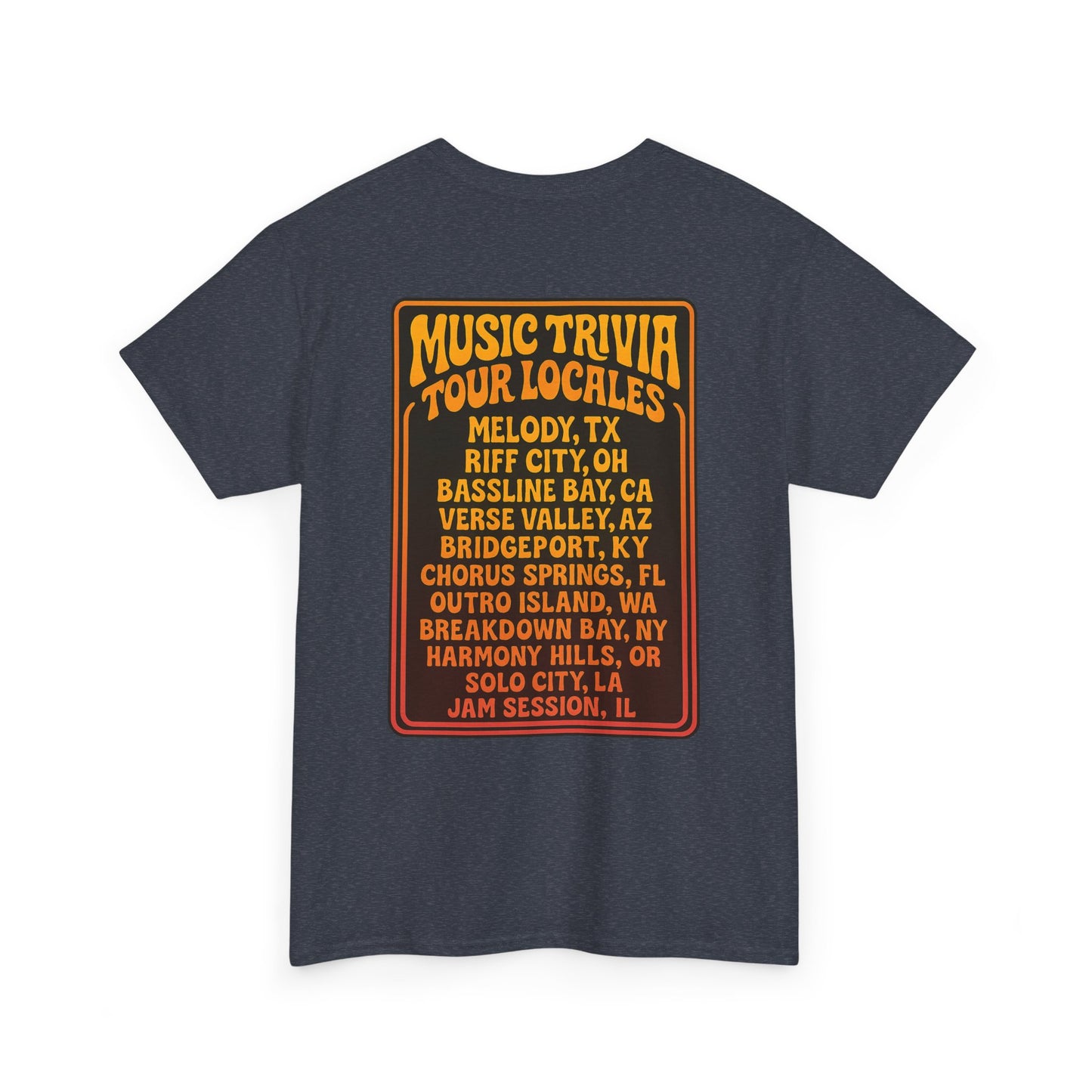 Vintage Music Trivia T-Shirt Retro Style