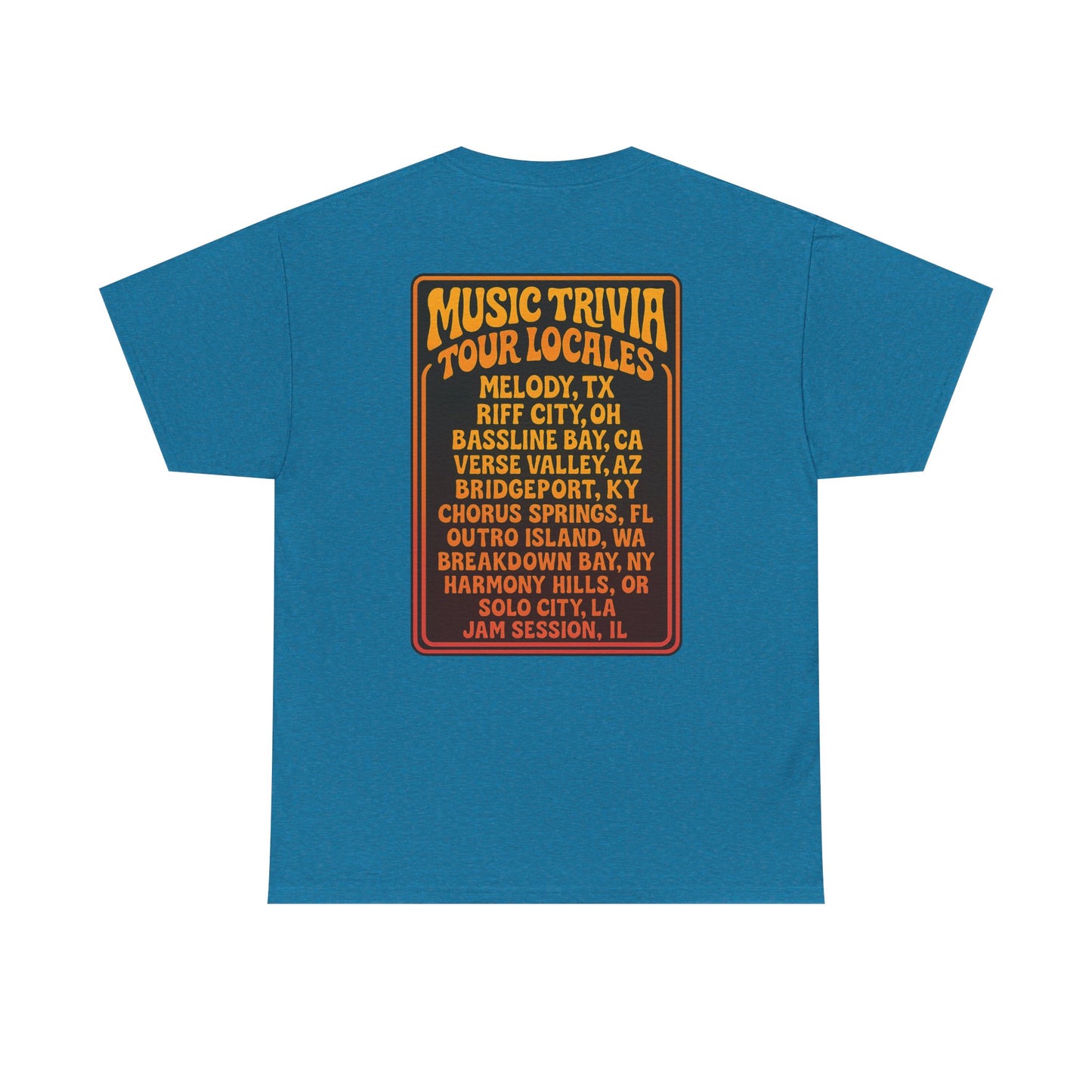 Vintage Music Trivia T-Shirt Retro Style