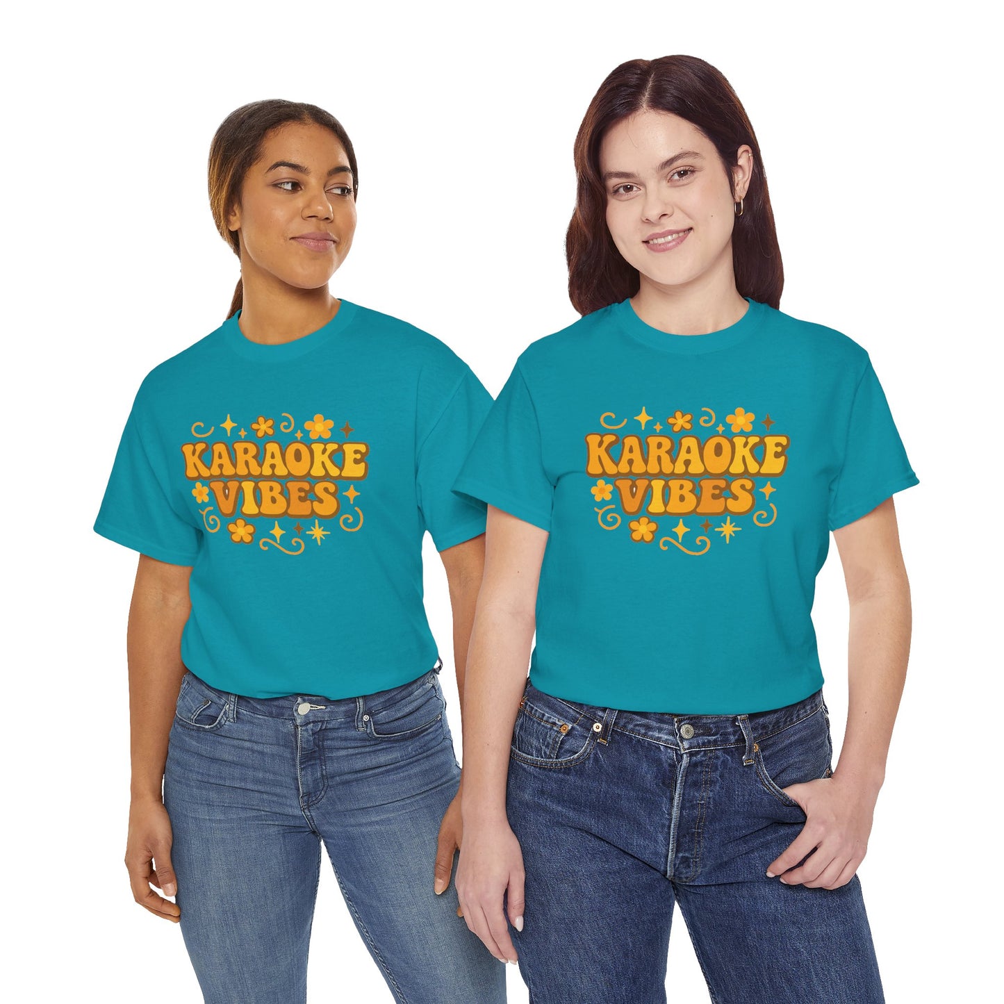 Karaoke Vibes T-Shirt Soft Retro Style Tee