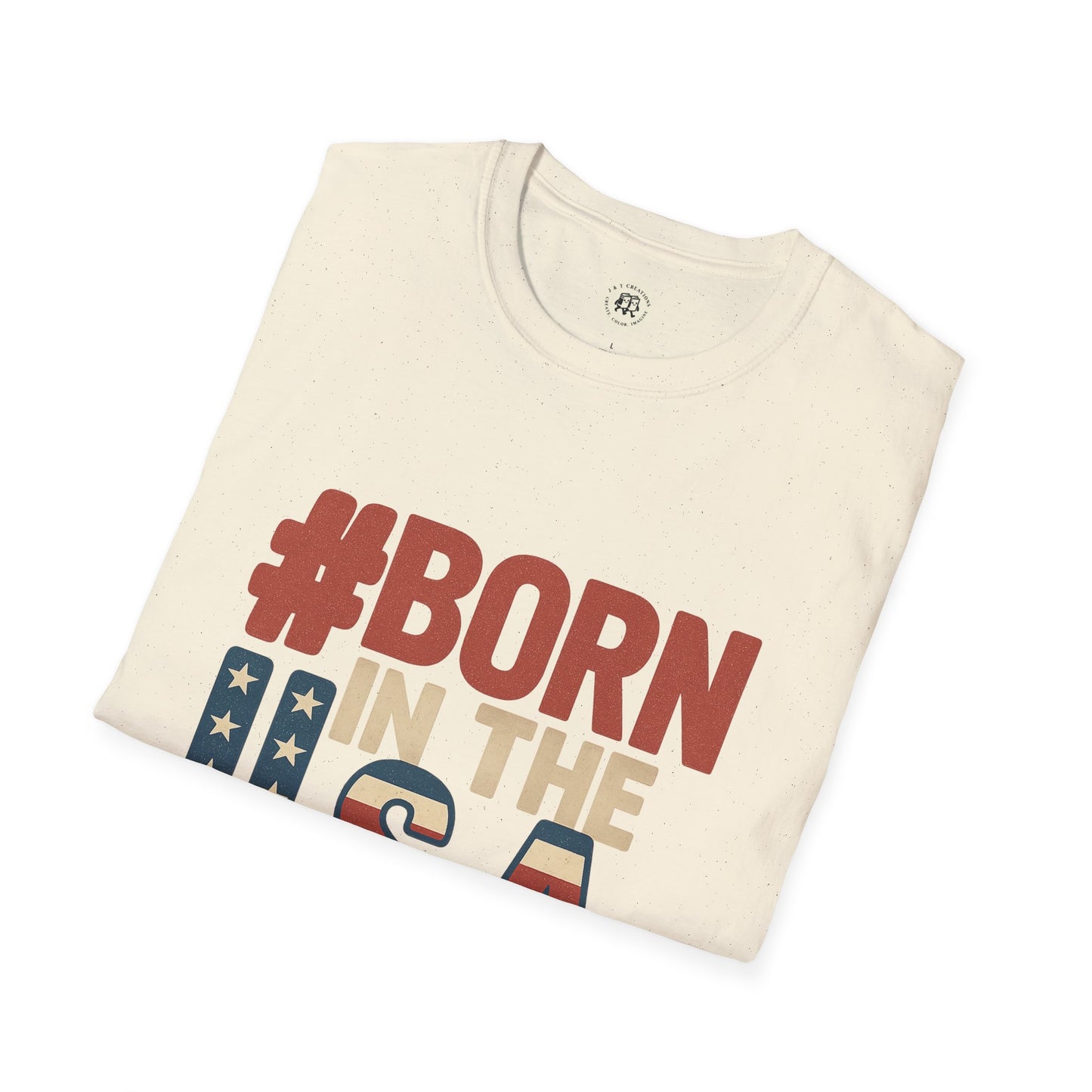 Born in the USA T-Shirt Patriotic Design