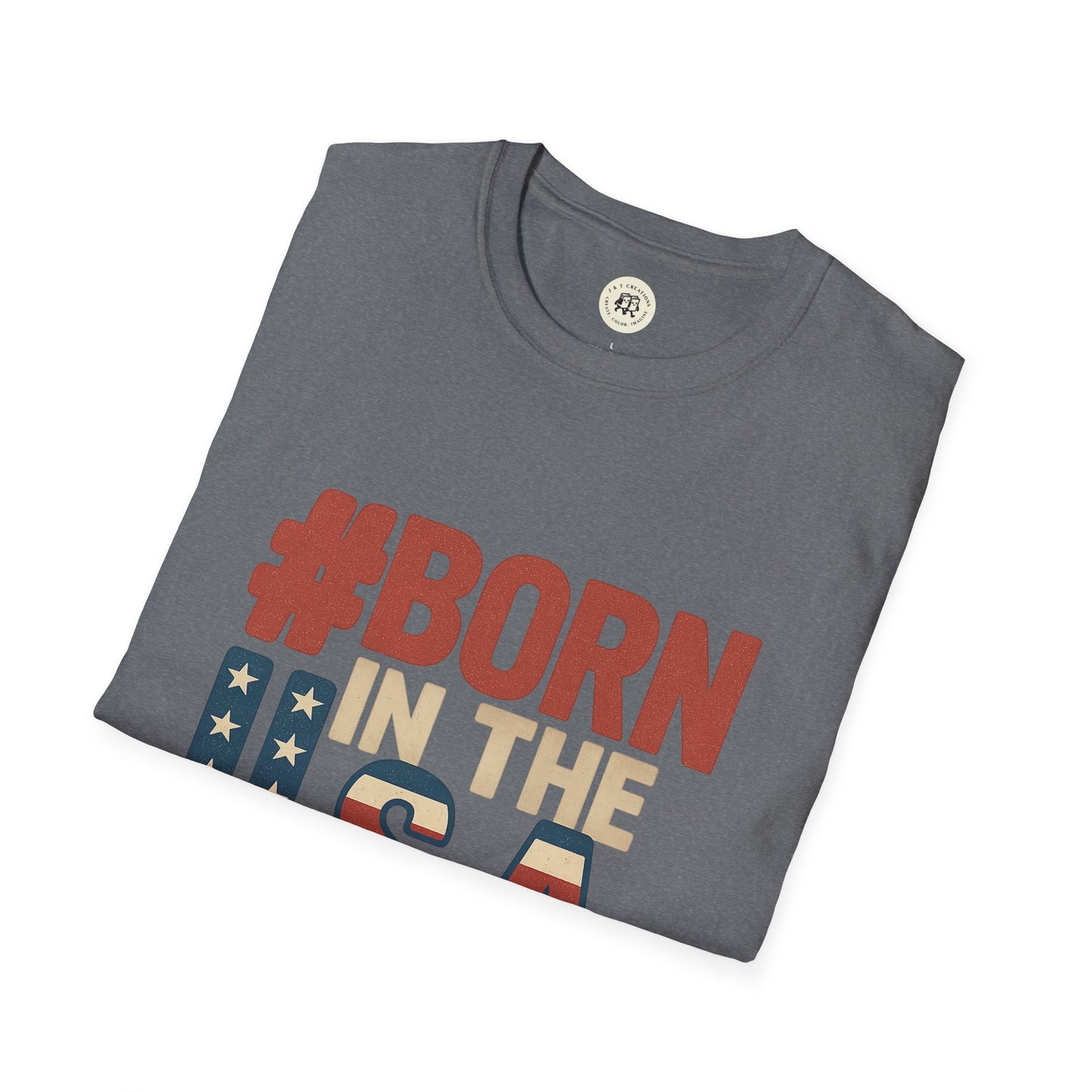 Born in the USA T-Shirt Patriotic Design
