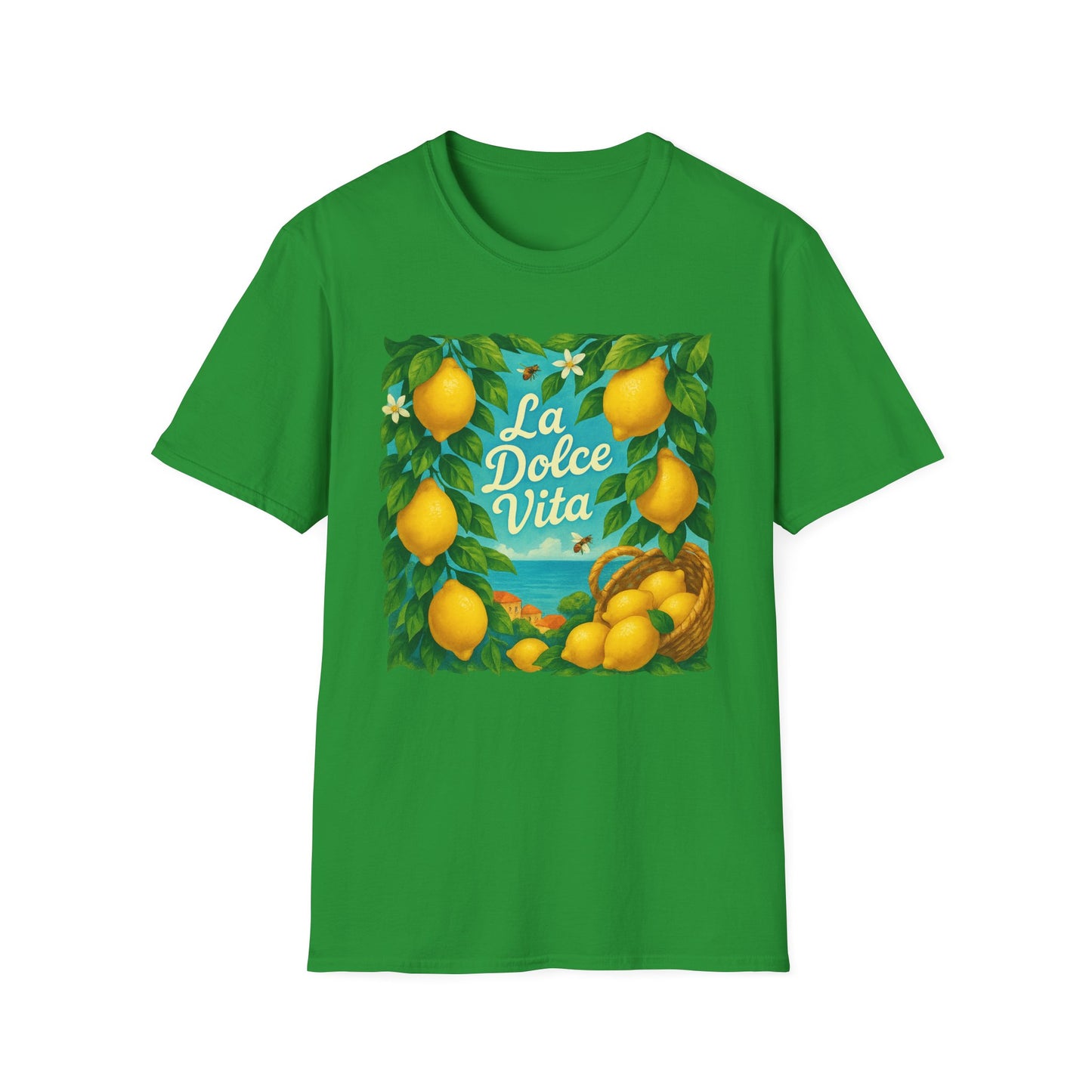 Amalfi Coast Lemon Grove T-Shirt | Italy Mediterranean Tee | Italian Summer Graphic | Citrus Lover Gift | Travel Shirt