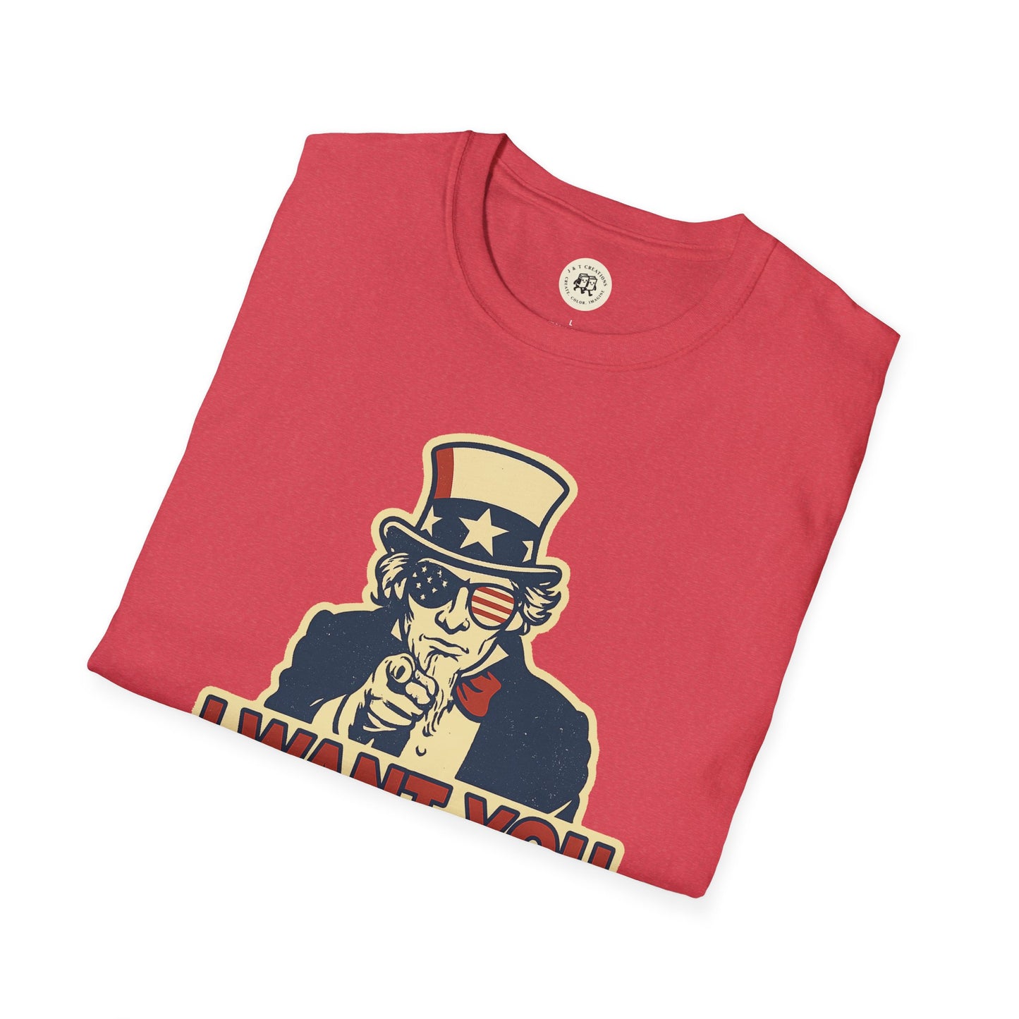 Funny Independence Day T-Shirt - Hot Dogs Design