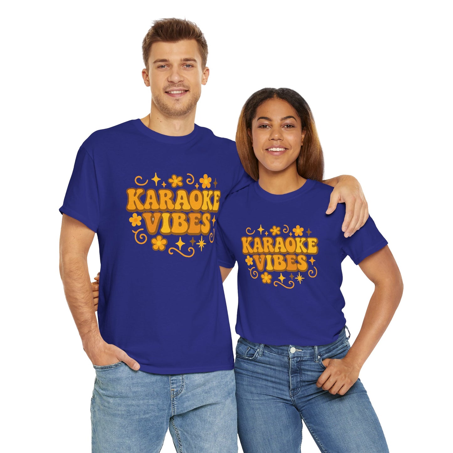 Karaoke Vibes T-Shirt Soft Retro Style Tee