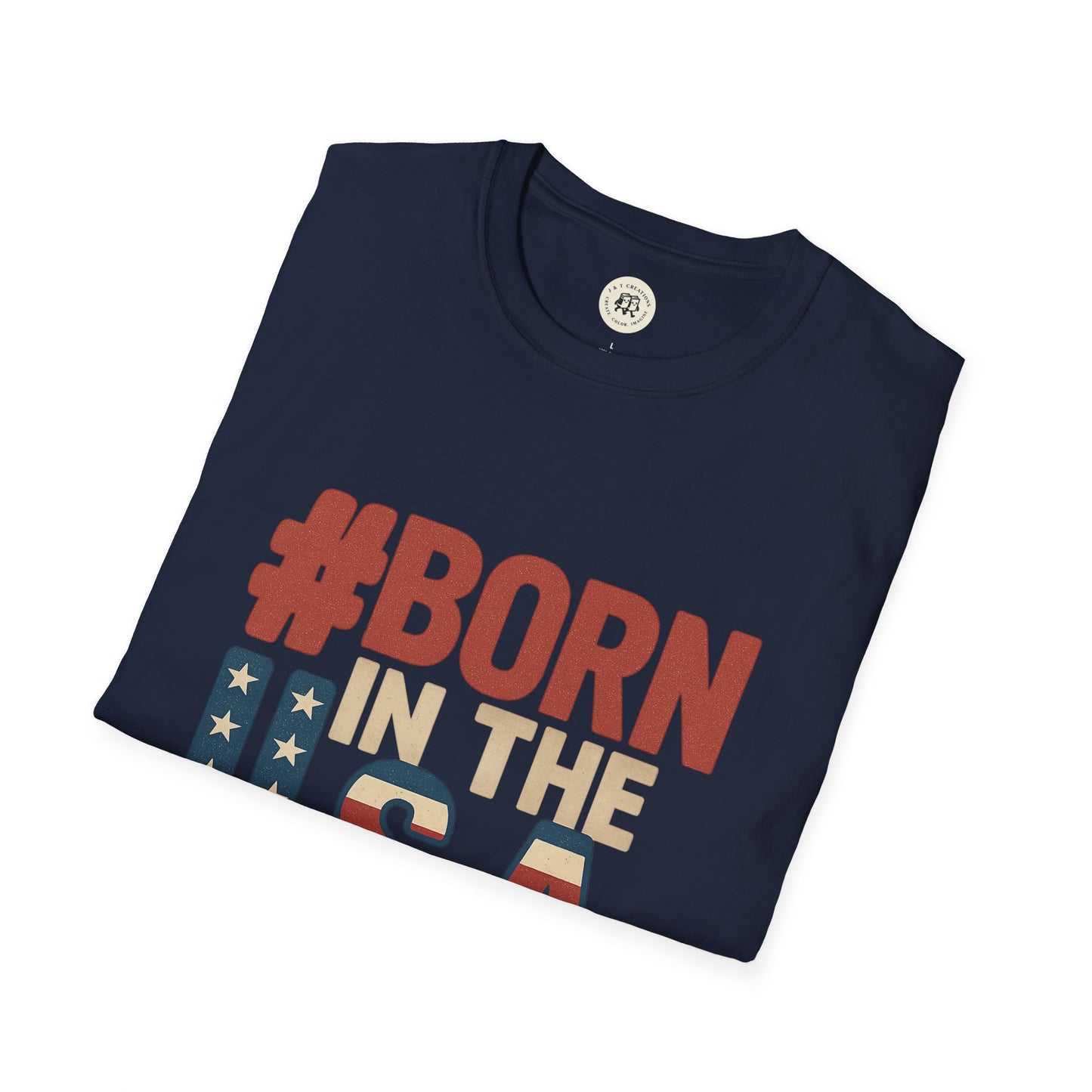 Born in the USA T-Shirt Patriotic Design
