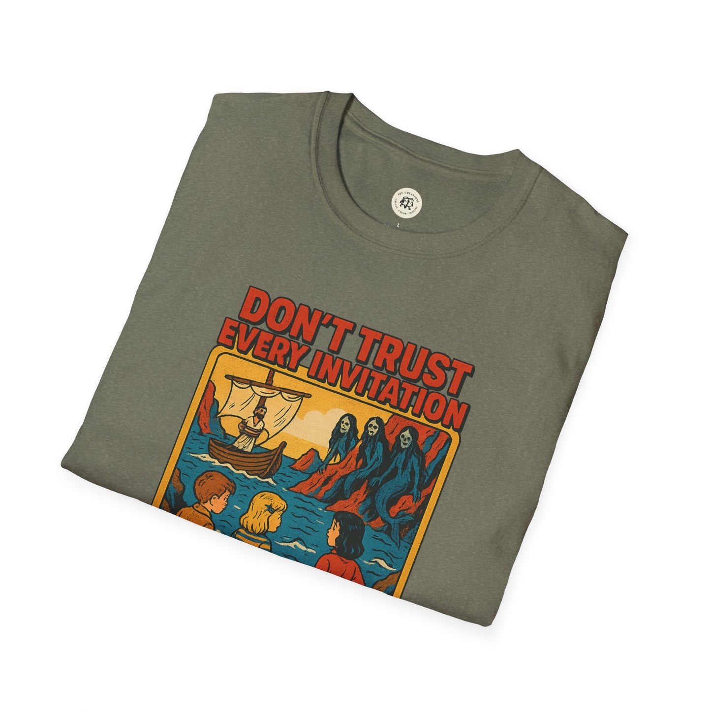 Vintage Odysseus Graphic Tee β Classic Safety Design