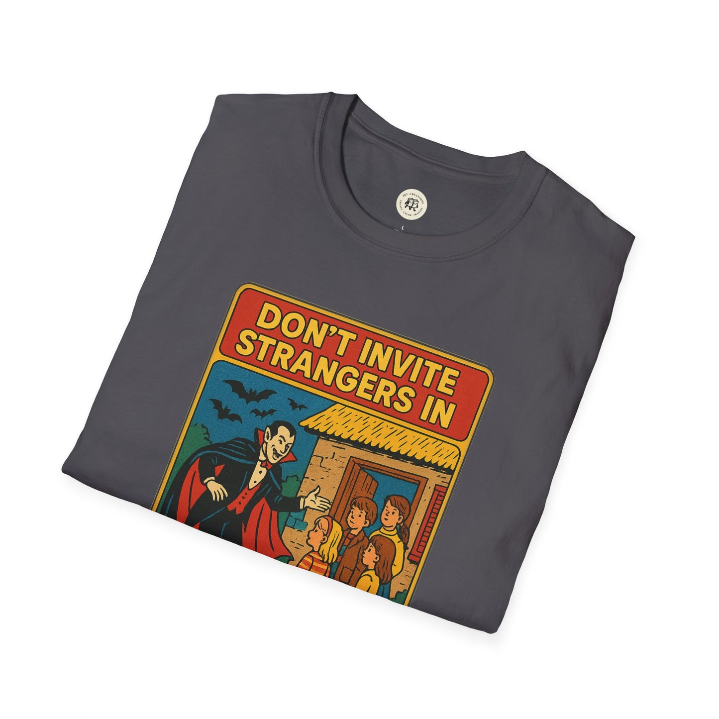 Dracula Home Safety T-Shirt β Unique Art Design