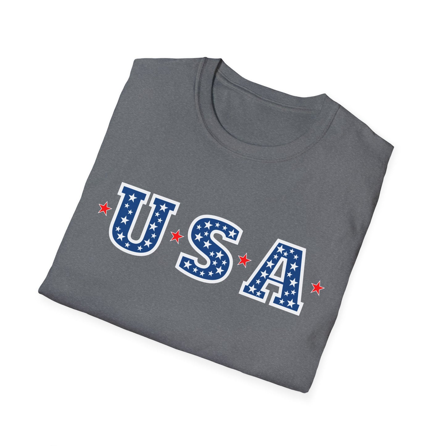 Patriotic USA T-Shirt with Star Design