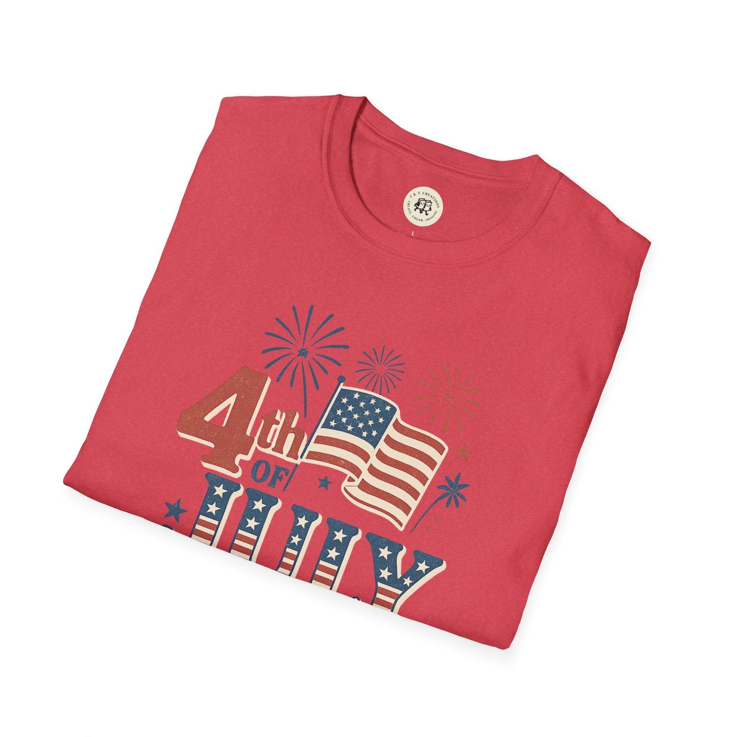 Fourth of July Fireworks Shirt - Patriotic Tee