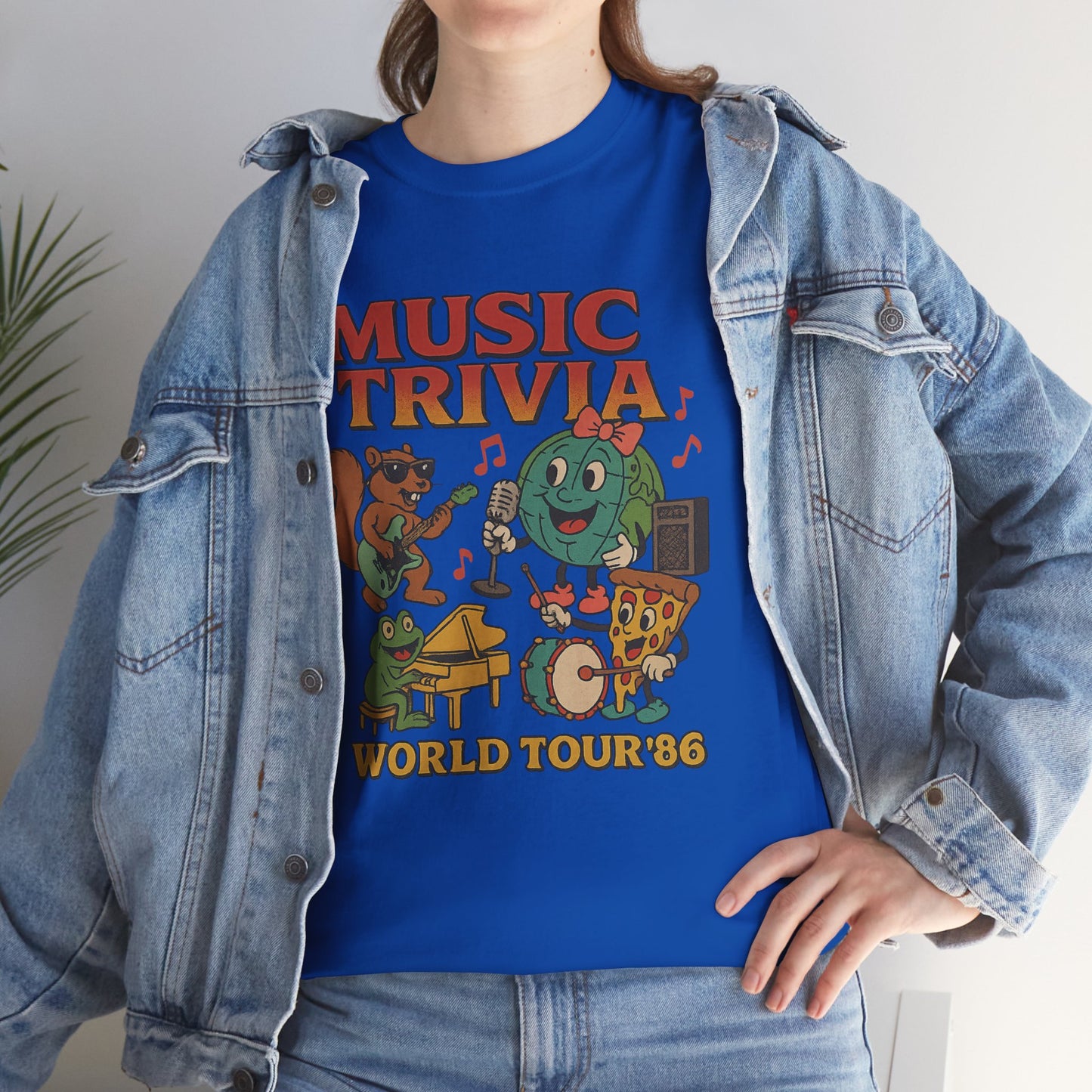 Music Trivia T-Shirt with Fun Vintage Design