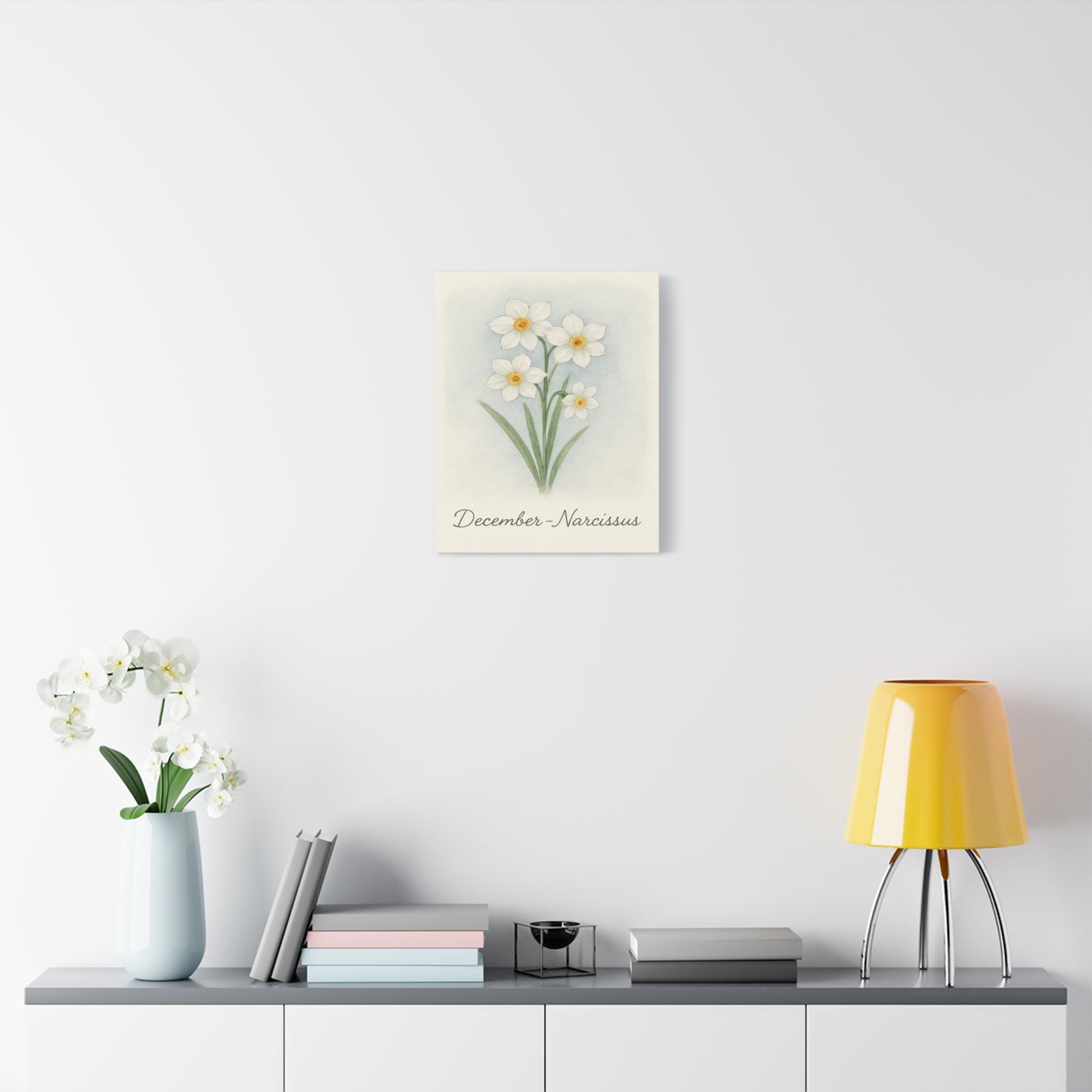 December Home Decor, Gift for New Year, Floral Artwork, Gallery Wall