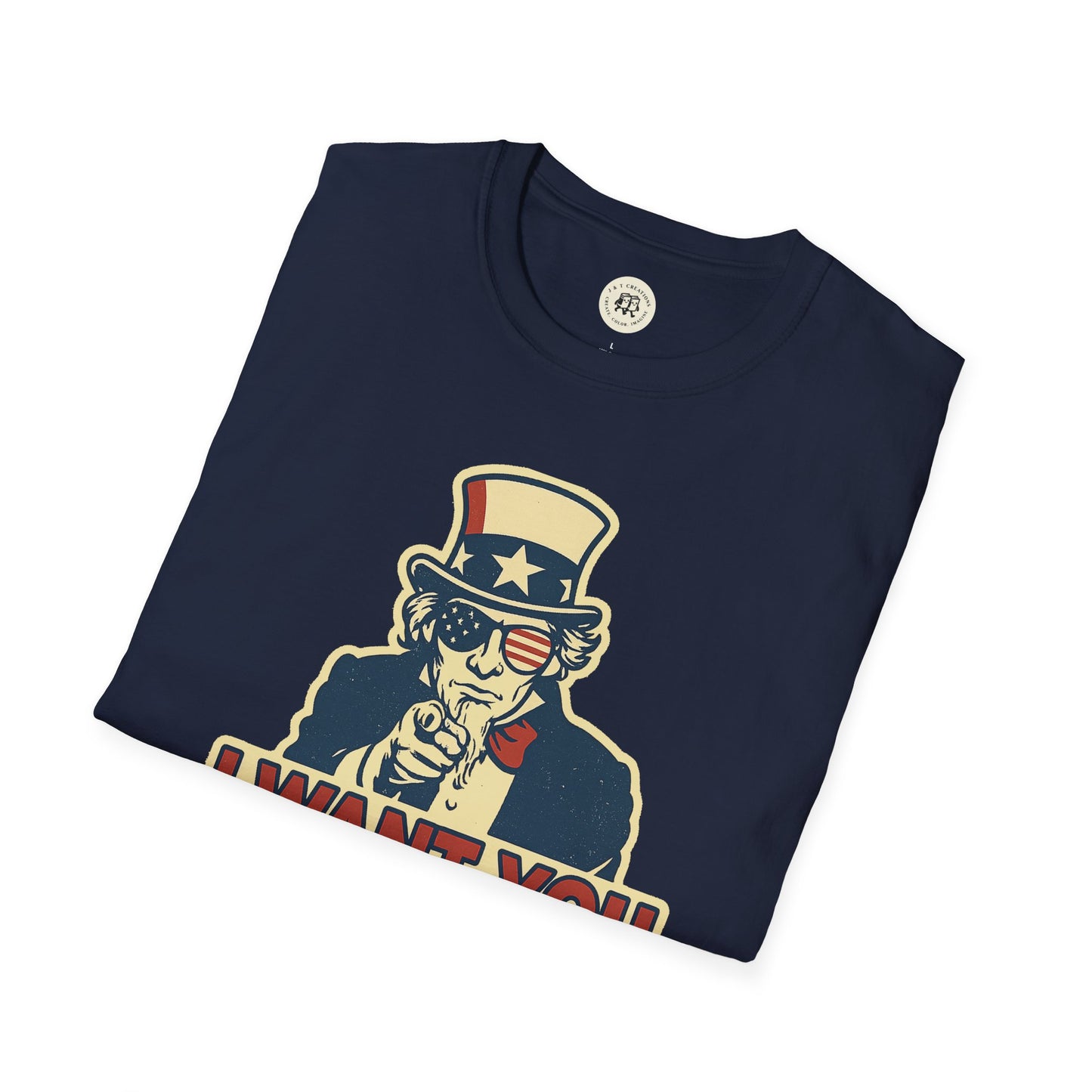 Funny Independence Day T-Shirt - Hot Dogs Design