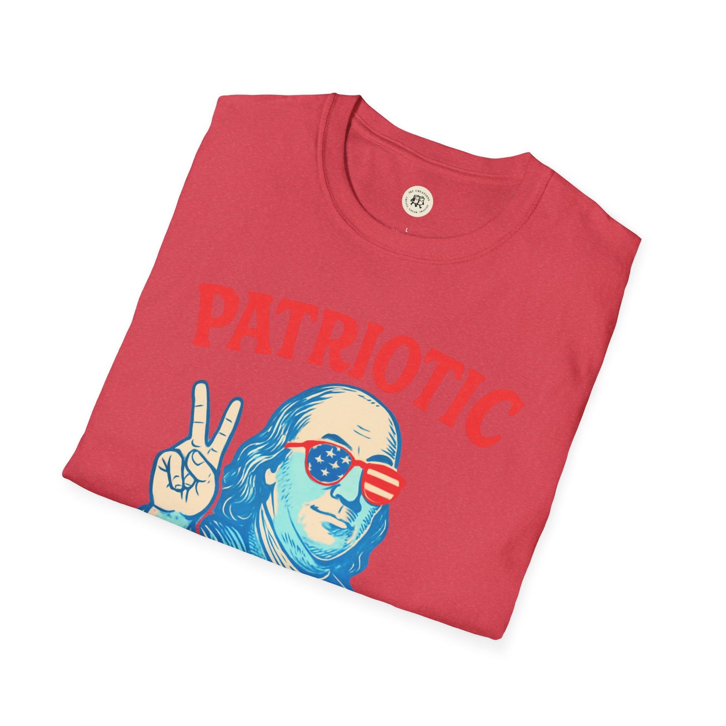 Patriotic Ben Franklin T-Shirt with Vintage Vibes