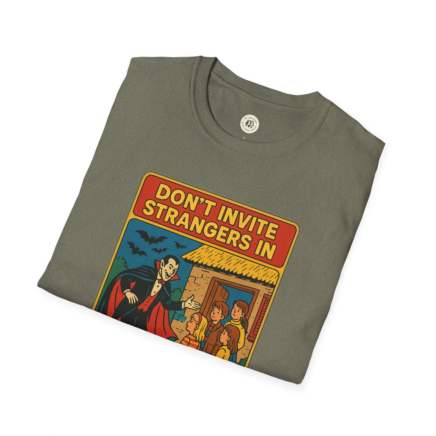Dracula Home Safety T-Shirt β Unique Art Design