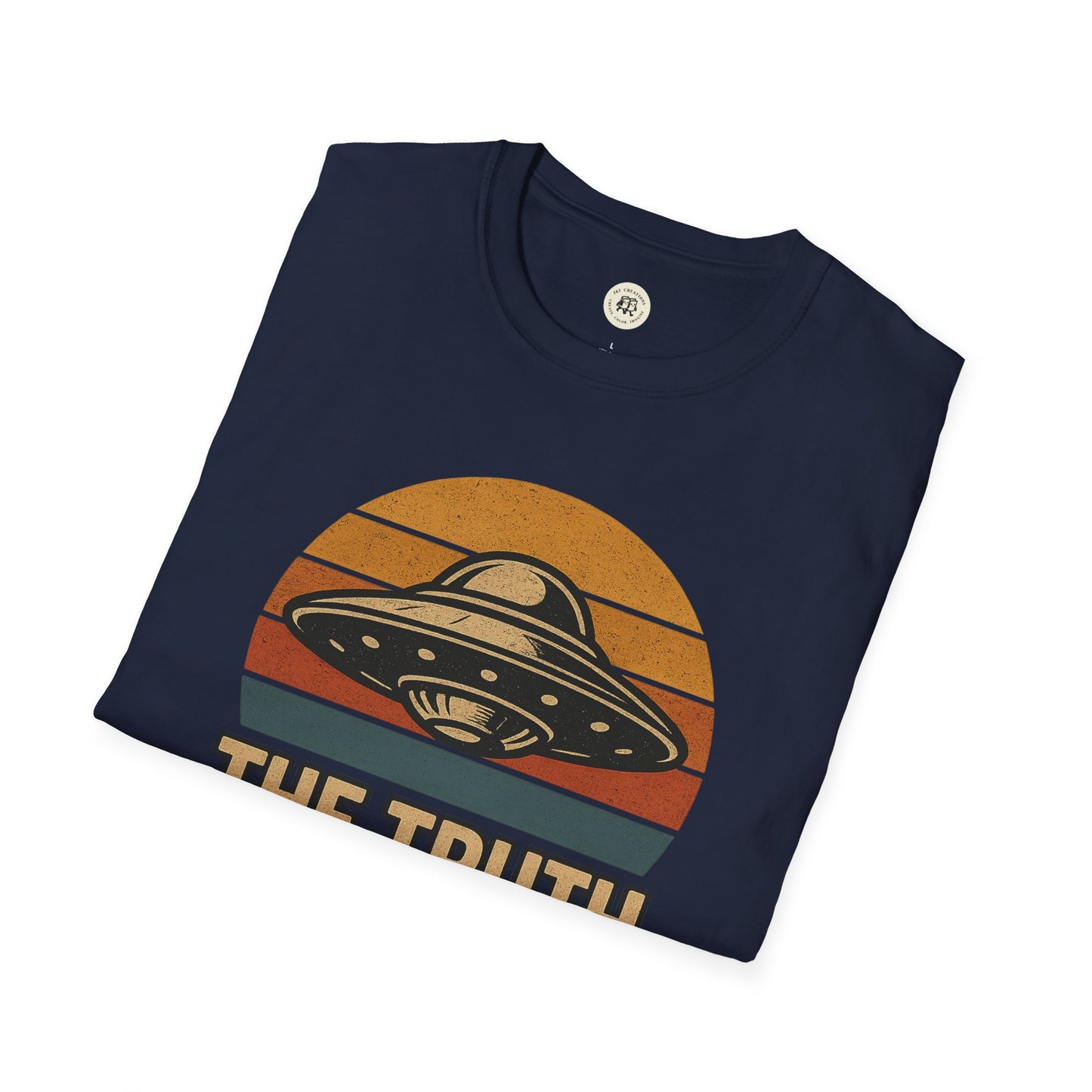Retro UFO T-Shirt with Vintage Alien Design