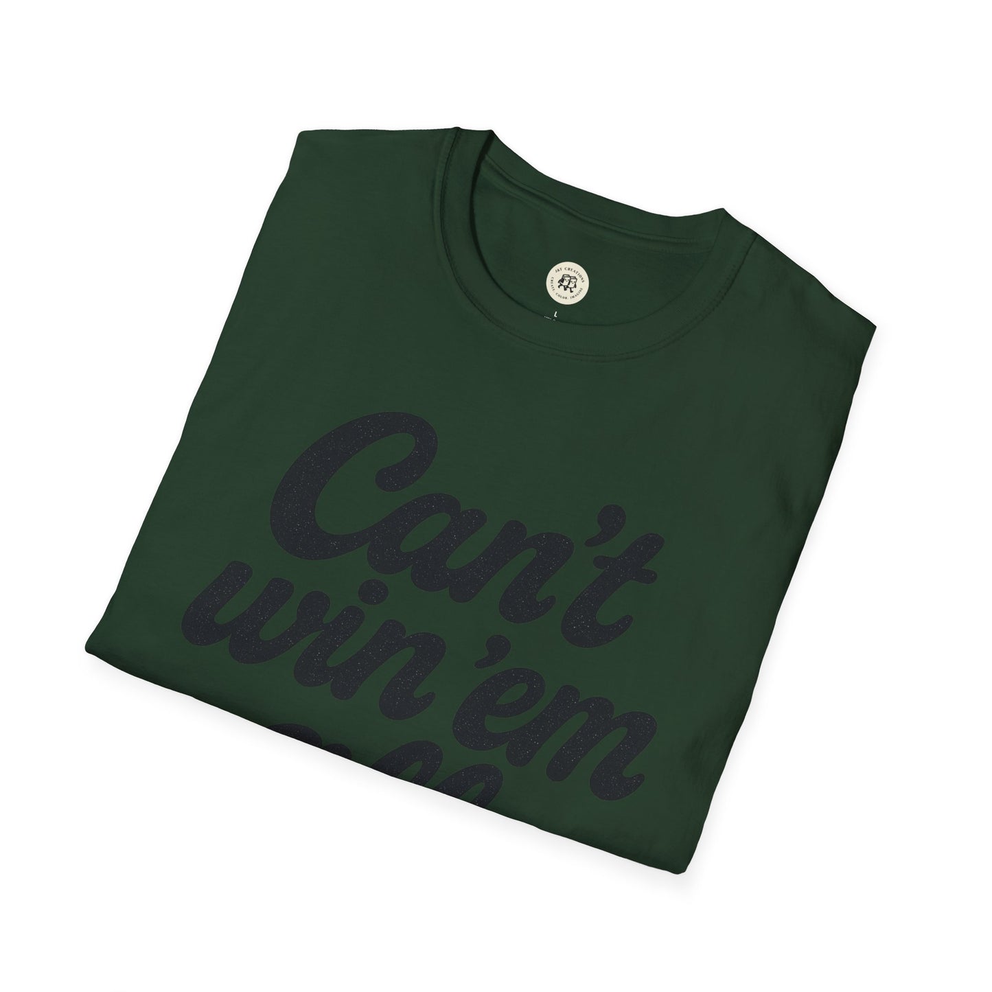 Can't Win Em All Graphic Tee - Casual T-Shirt