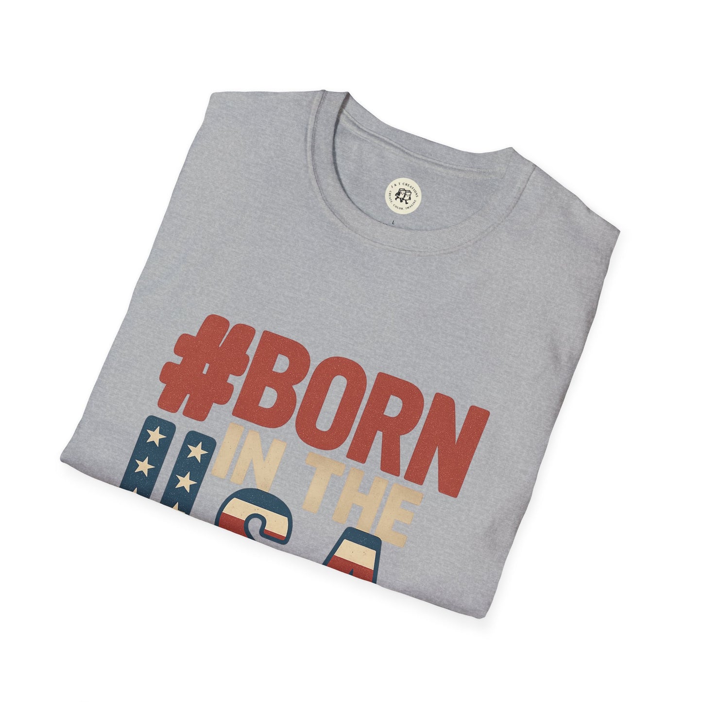 Born in the USA T-Shirt Patriotic Design