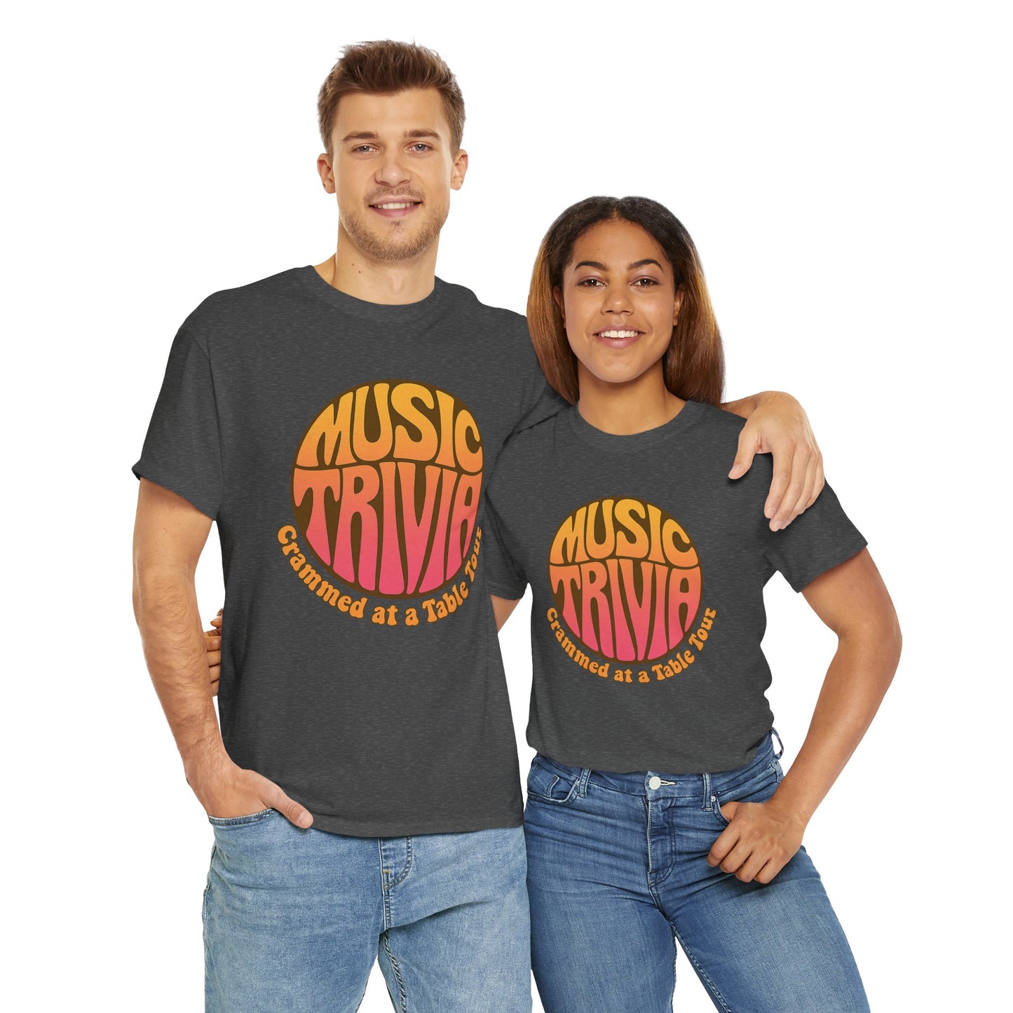 Vintage Music Trivia T-Shirt Retro Design