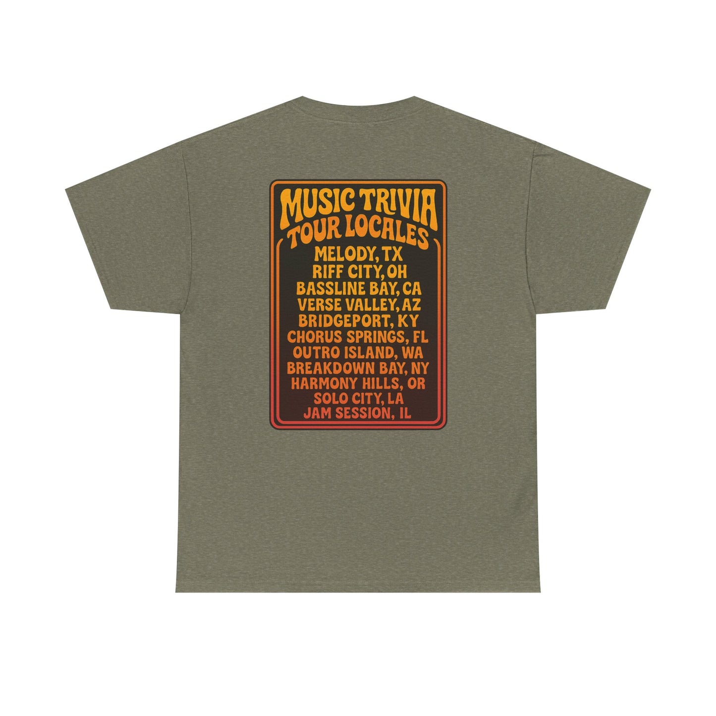 Vintage Music Trivia T-Shirt Retro Style