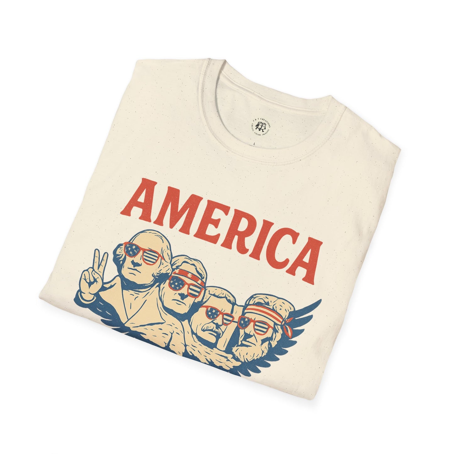 America 1776 Patriotic T-Shirt Classic Design