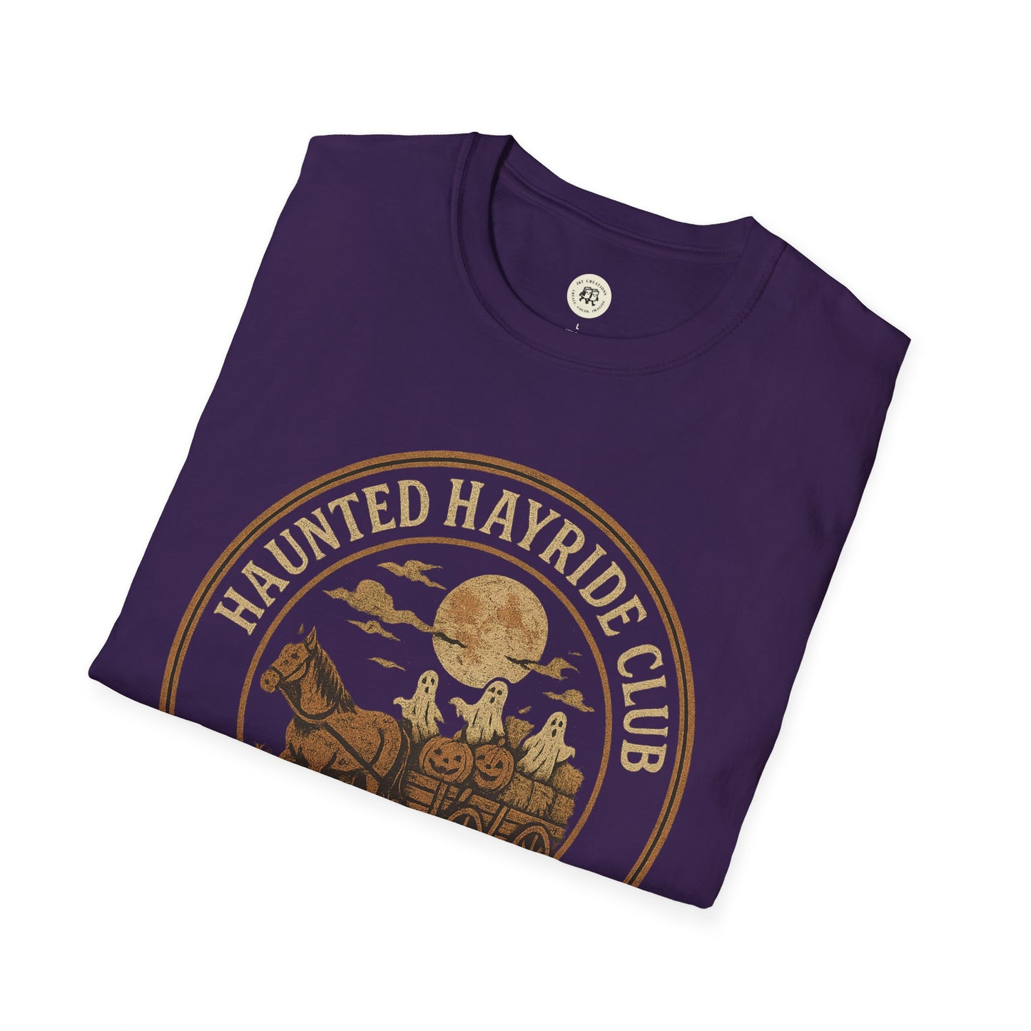 Haunted Hayride T-Shirt - Vintage Halloween Design