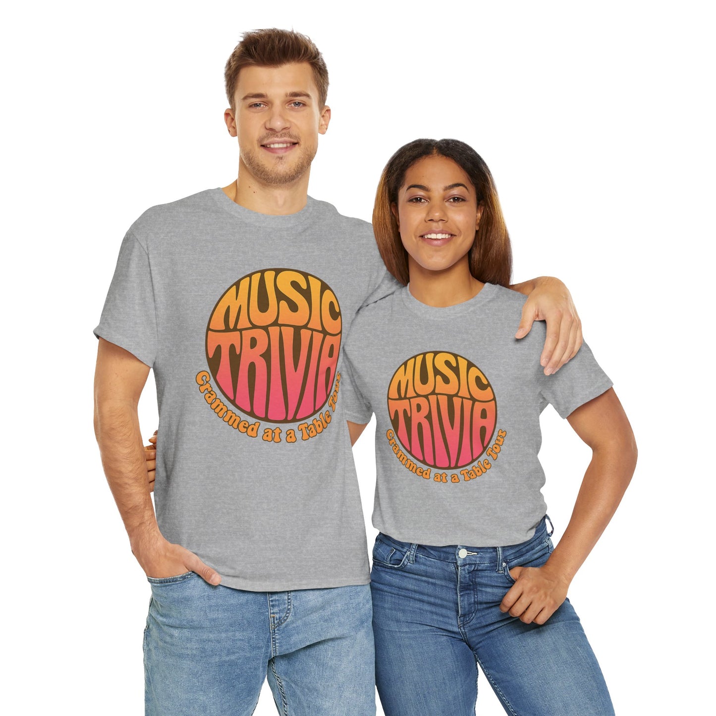 Vintage Music Trivia T-Shirt Retro Design