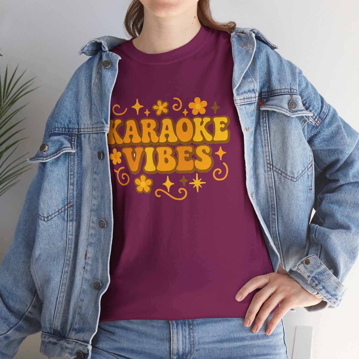 Karaoke Vibes T-Shirt Soft Retro Style Tee