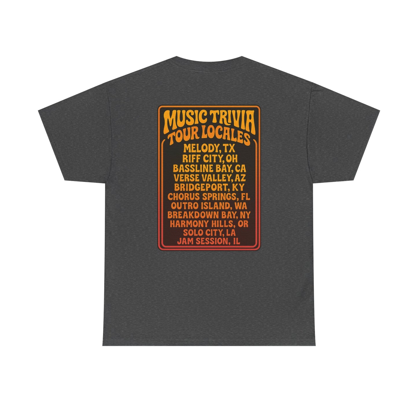 Vintage Music Trivia T-Shirt Retro Style