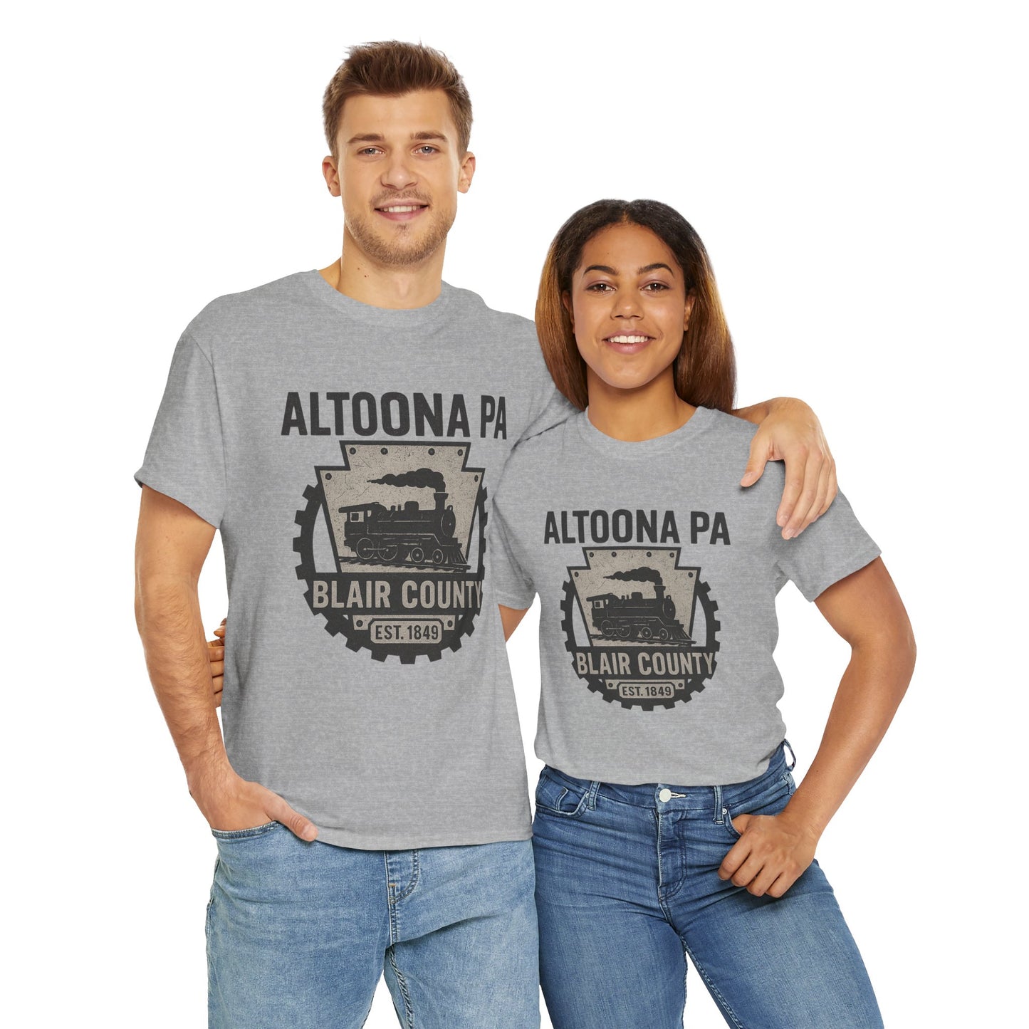 Altoona PA T-Shirt Blair County Vintage Train