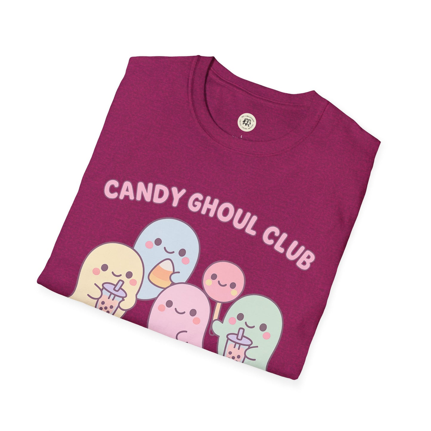 Kawaii Halloween Ghost Shirt - Cute Candy Ghoul Tee