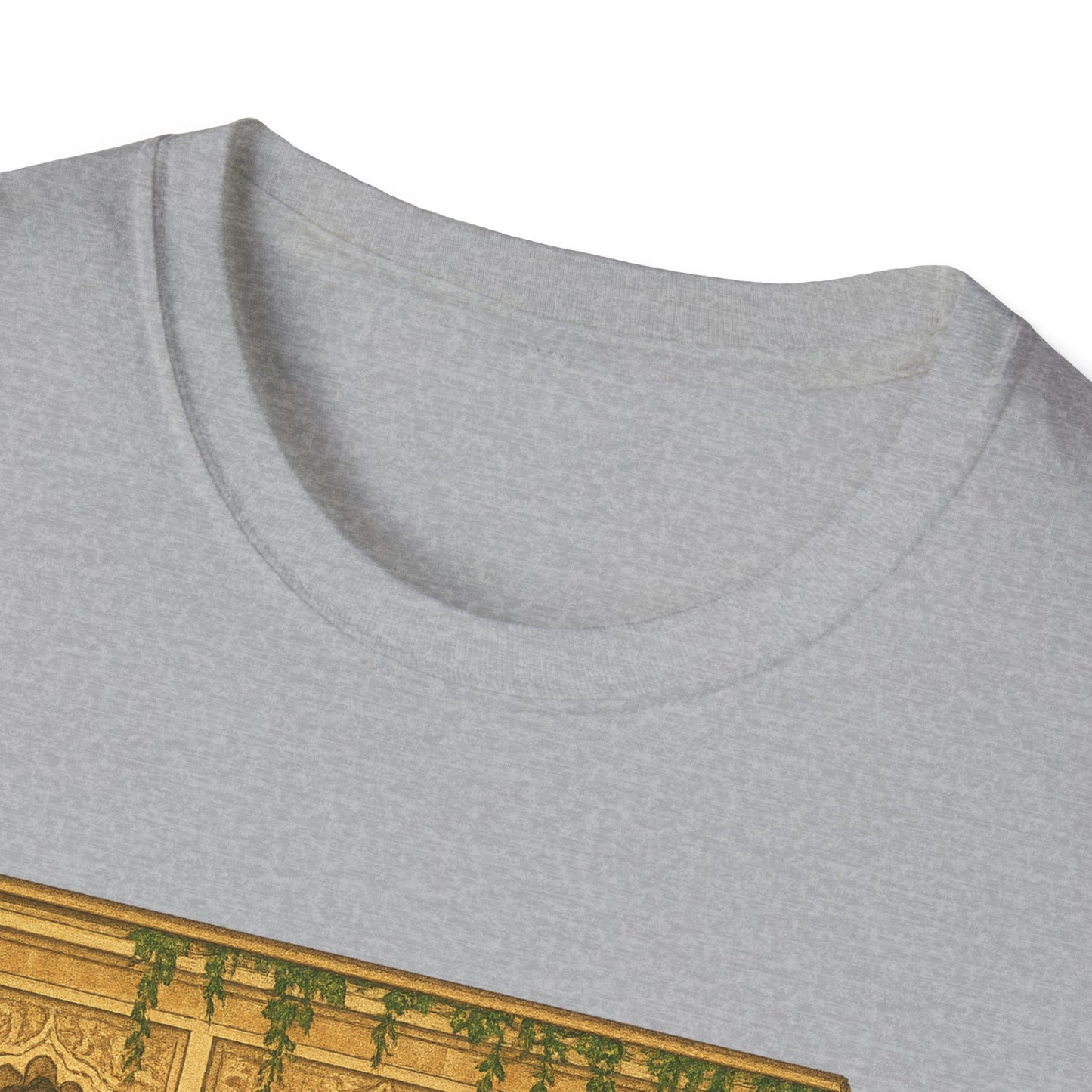 Seville Courtyard T-Shirt | Mediterranean Travel Shirt | Italy Greece Coastal Tee | Summer Graphic | Historic Style
