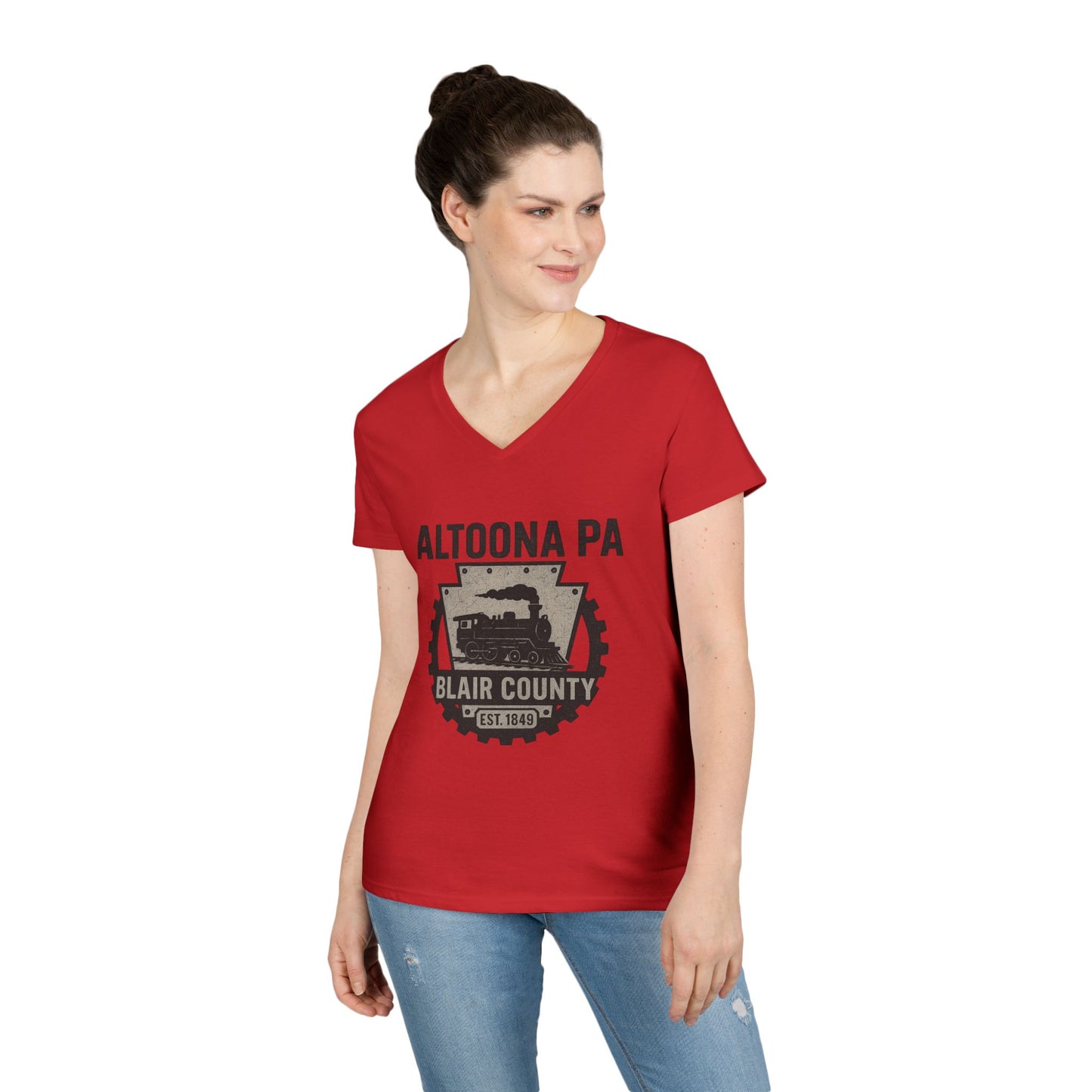 Altoona PA Vintage T-Shirt V-Neck Tee