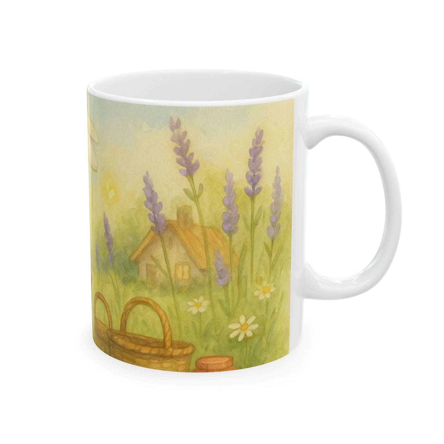 Whimsical Frog Reading Ceramic Mug - Perfect for Nature Lovers, Gift for Teachers, Cozy Mornings, Springtime, Eco-friendly