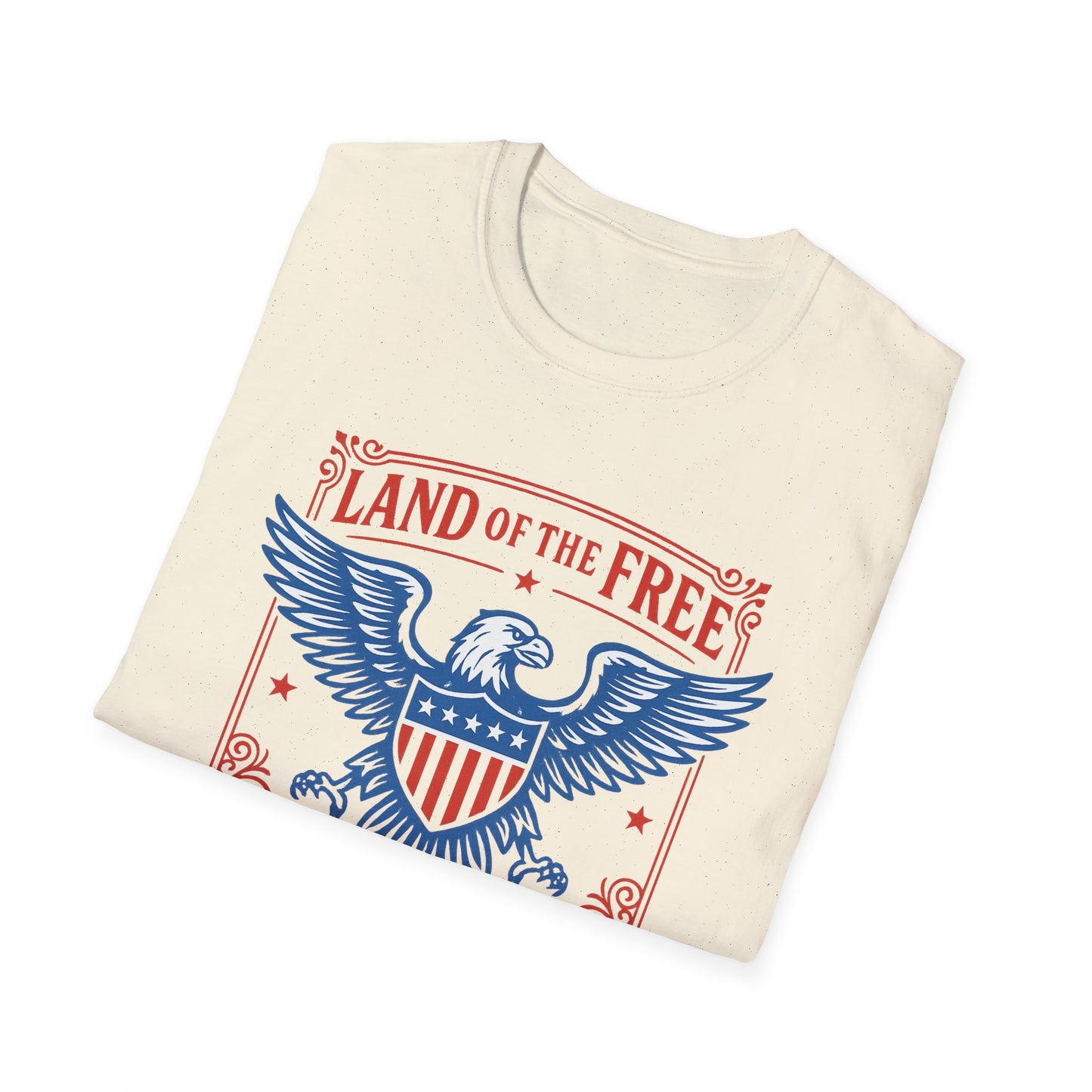 Patriotic Eagle T-Shirt - Land of the Free Design