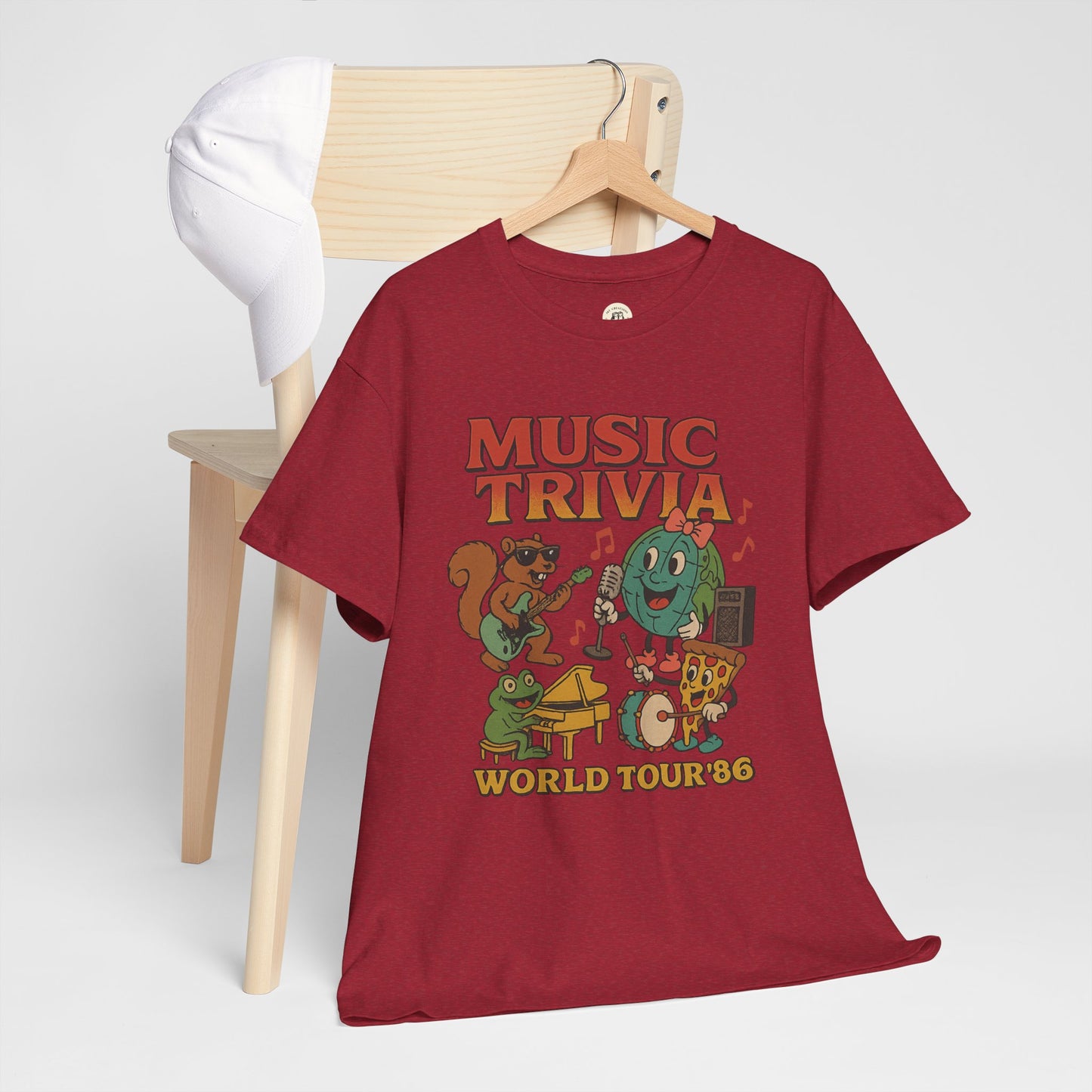 Music Trivia T-Shirt with Fun Vintage Design