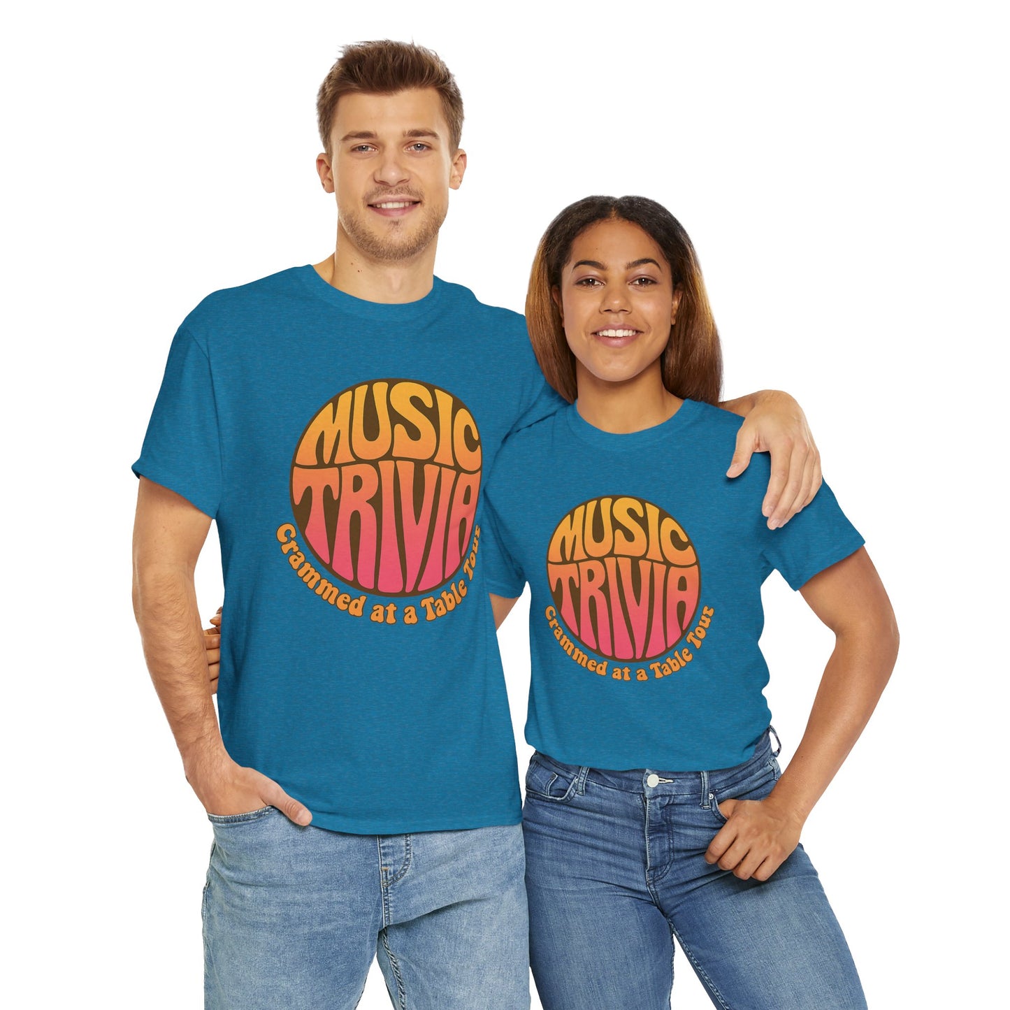 Vintage Music Trivia T-Shirt Retro Design