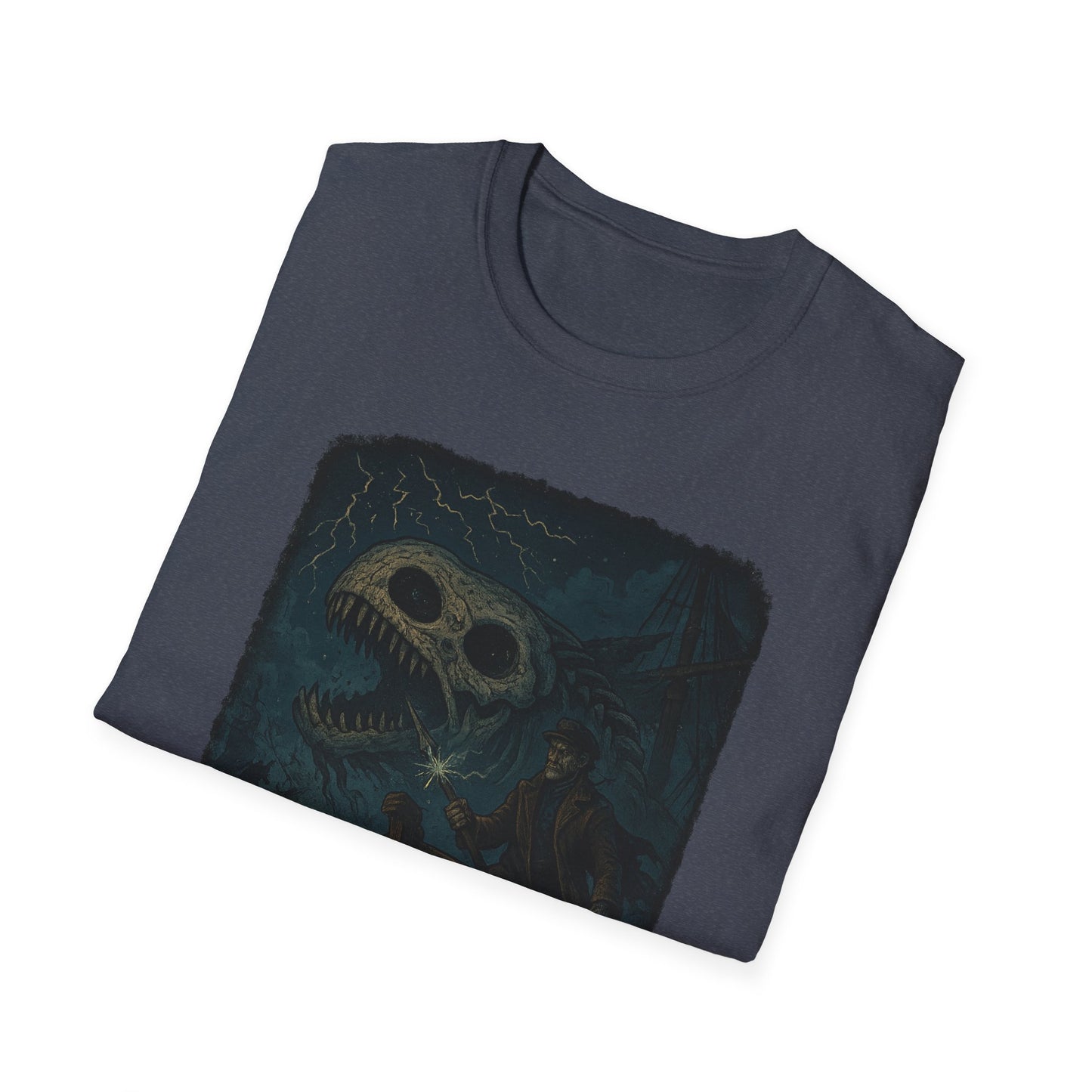 Captain Ahab Bone Whale Tee