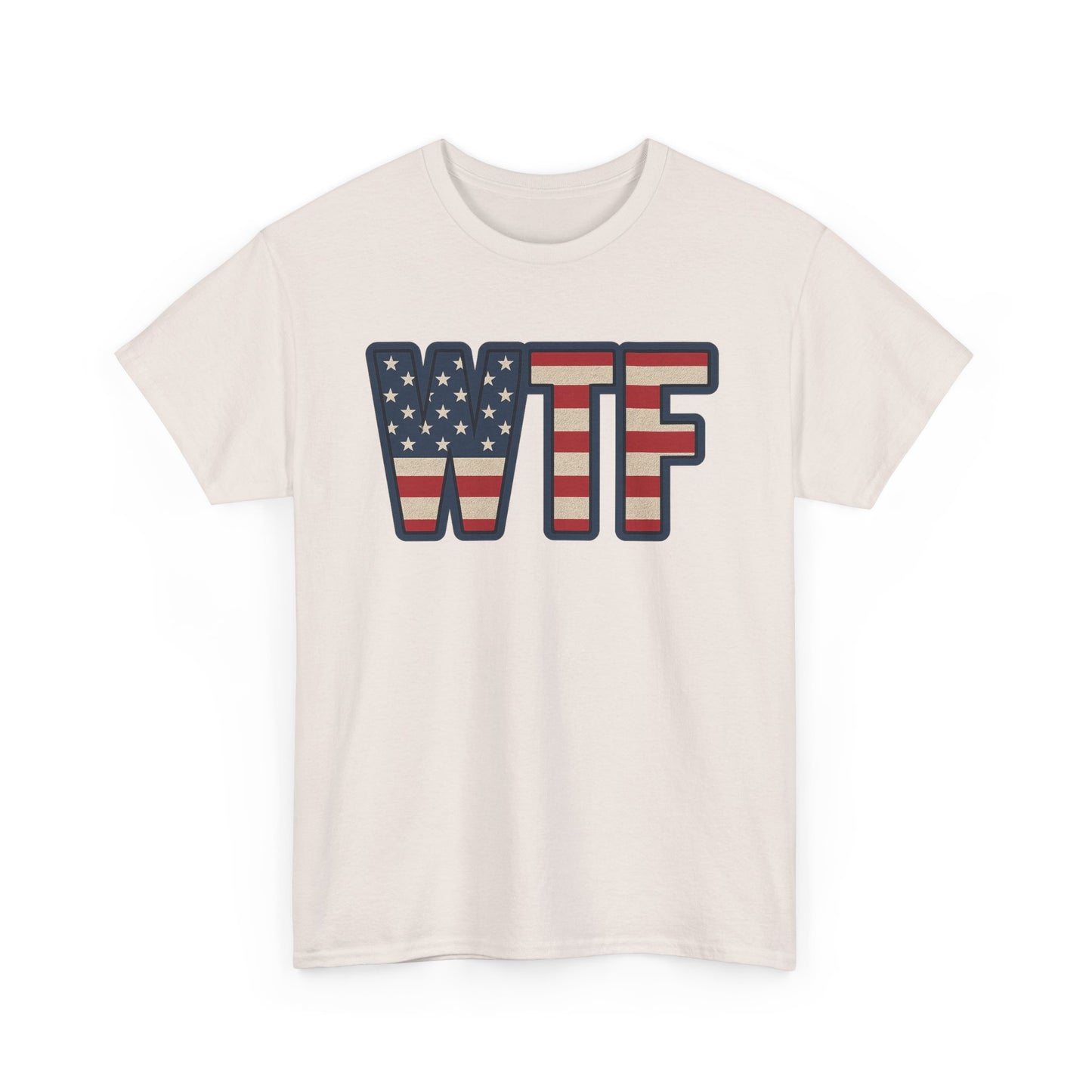 Patriotic Humor T-Shirt with USA Flag Design
