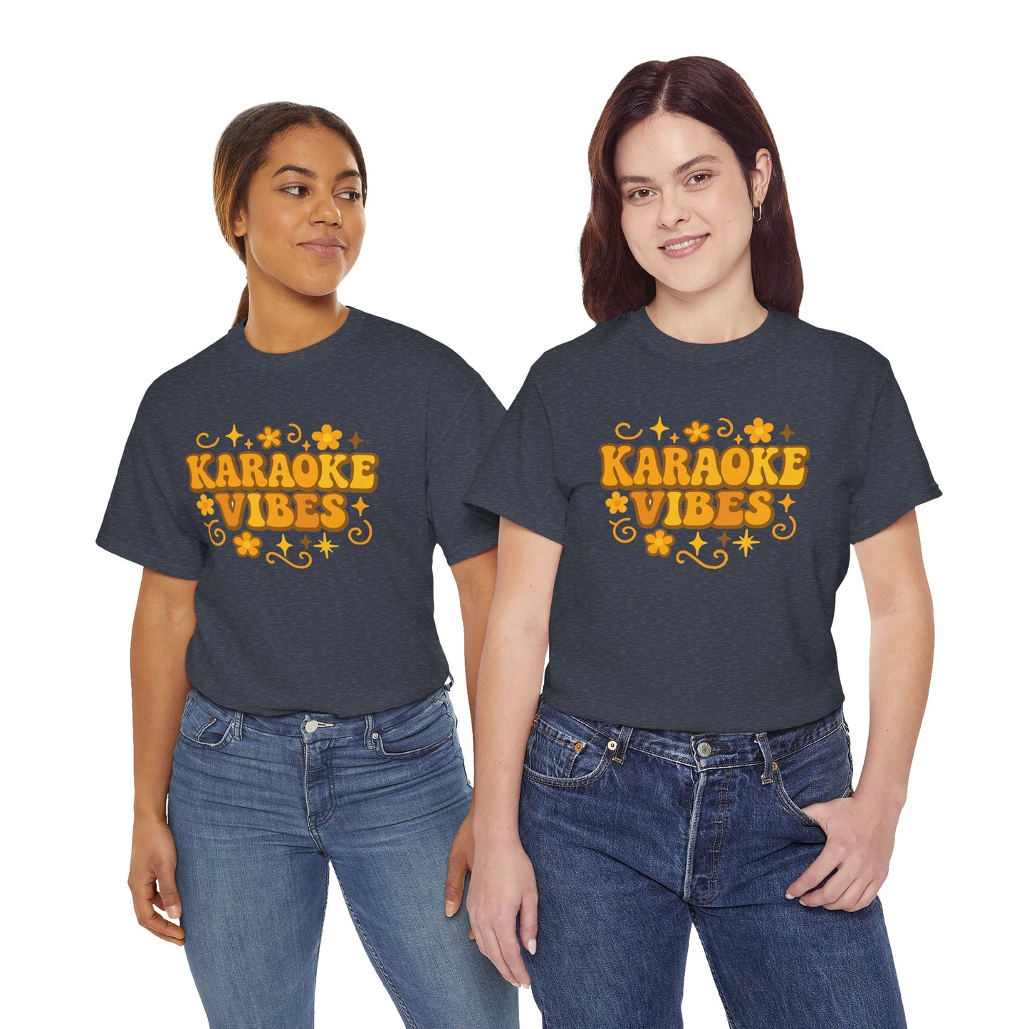 Karaoke Vibes T-Shirt Soft Retro Style Tee
