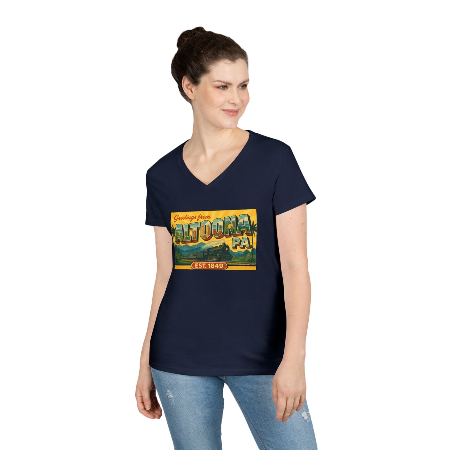 Altoona PA Souvenir T-Shirt V-Neck Tee