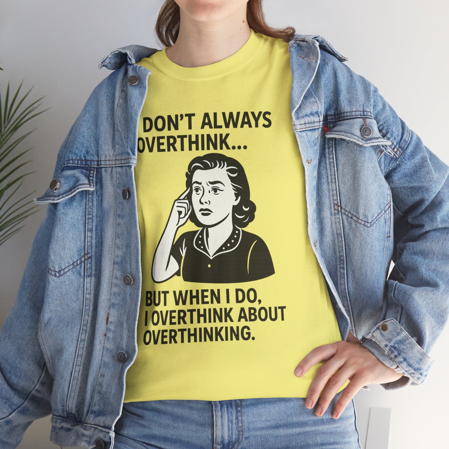 Funny Overthinking T-Shirt for Thoughtful Humor