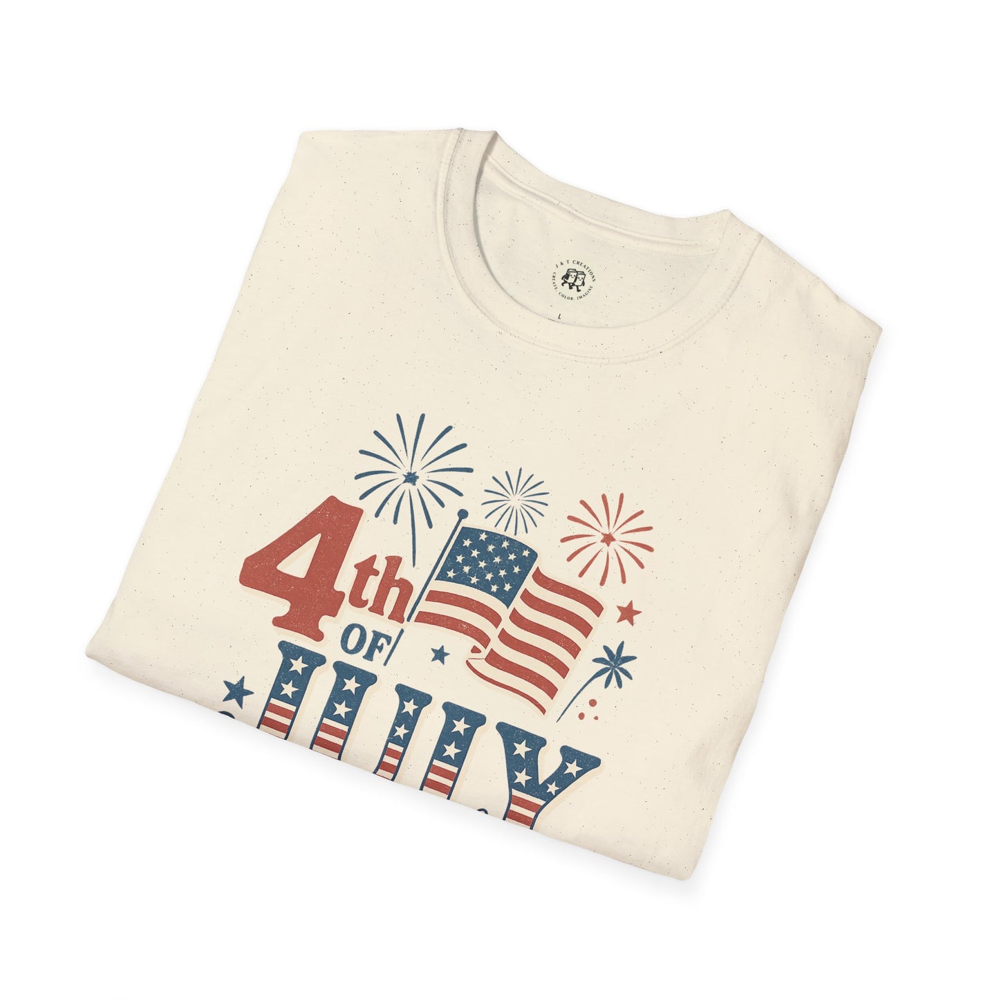 Fourth of July Fireworks Shirt - Patriotic Tee