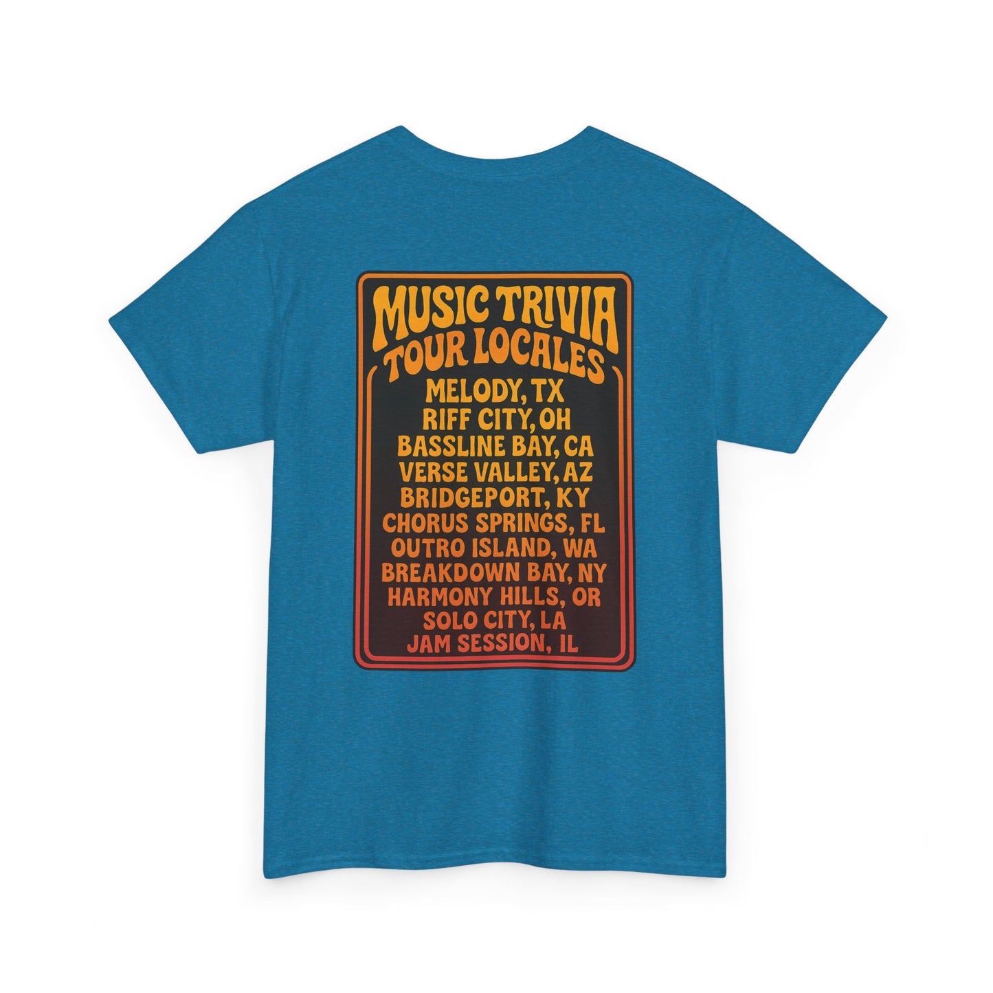 Vintage Music Trivia T-Shirt Retro Design