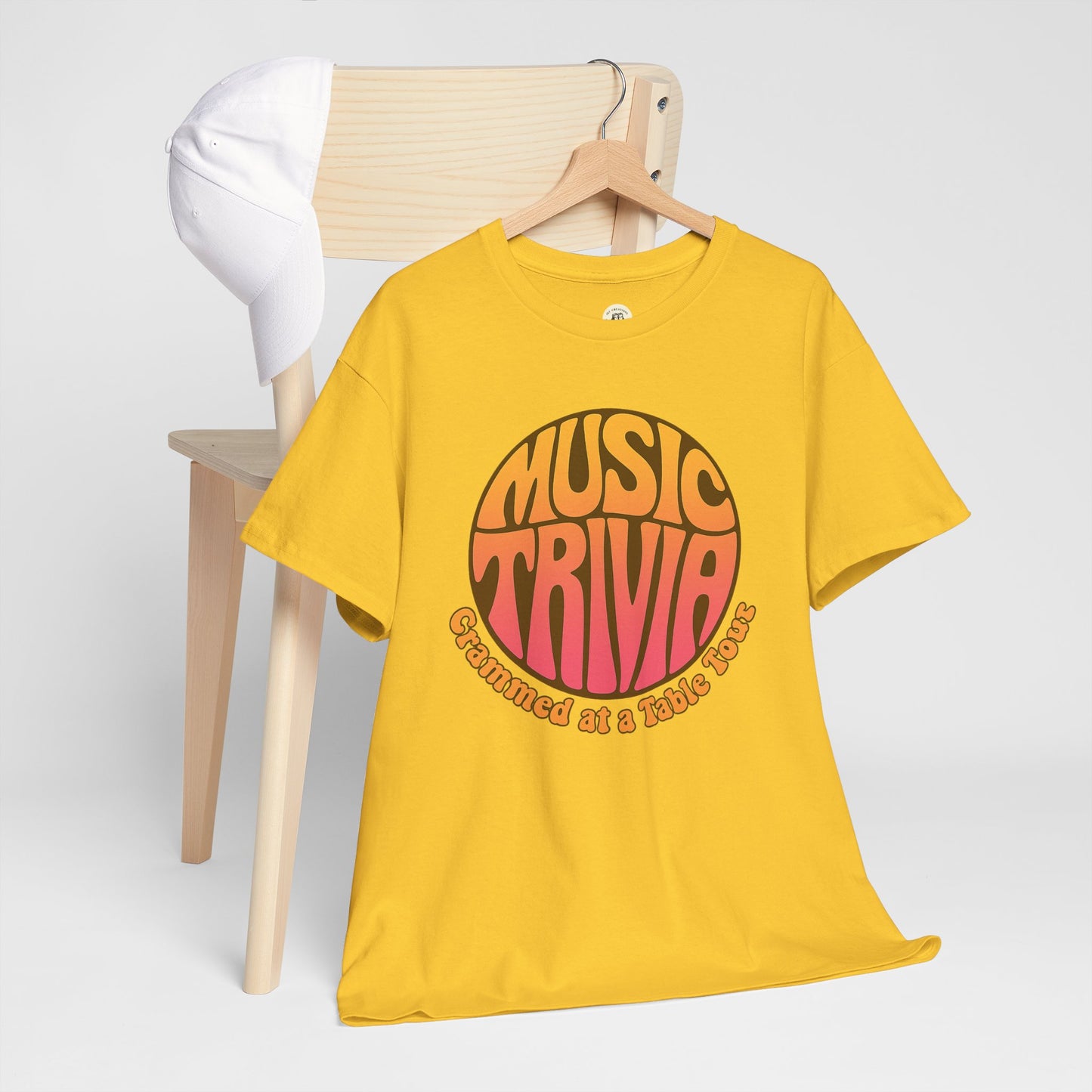 Vintage Music Trivia T-Shirt Retro Design