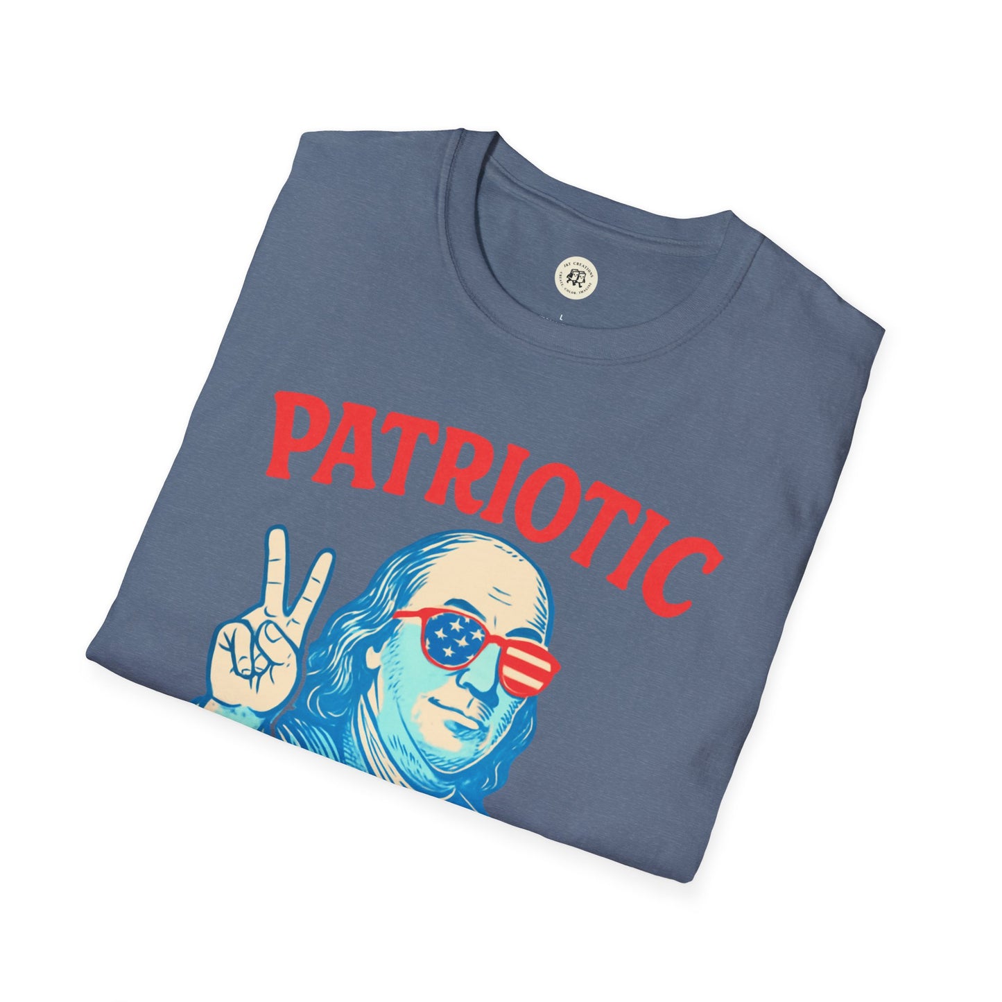 Patriotic Ben Franklin T-Shirt with Vintage Vibes