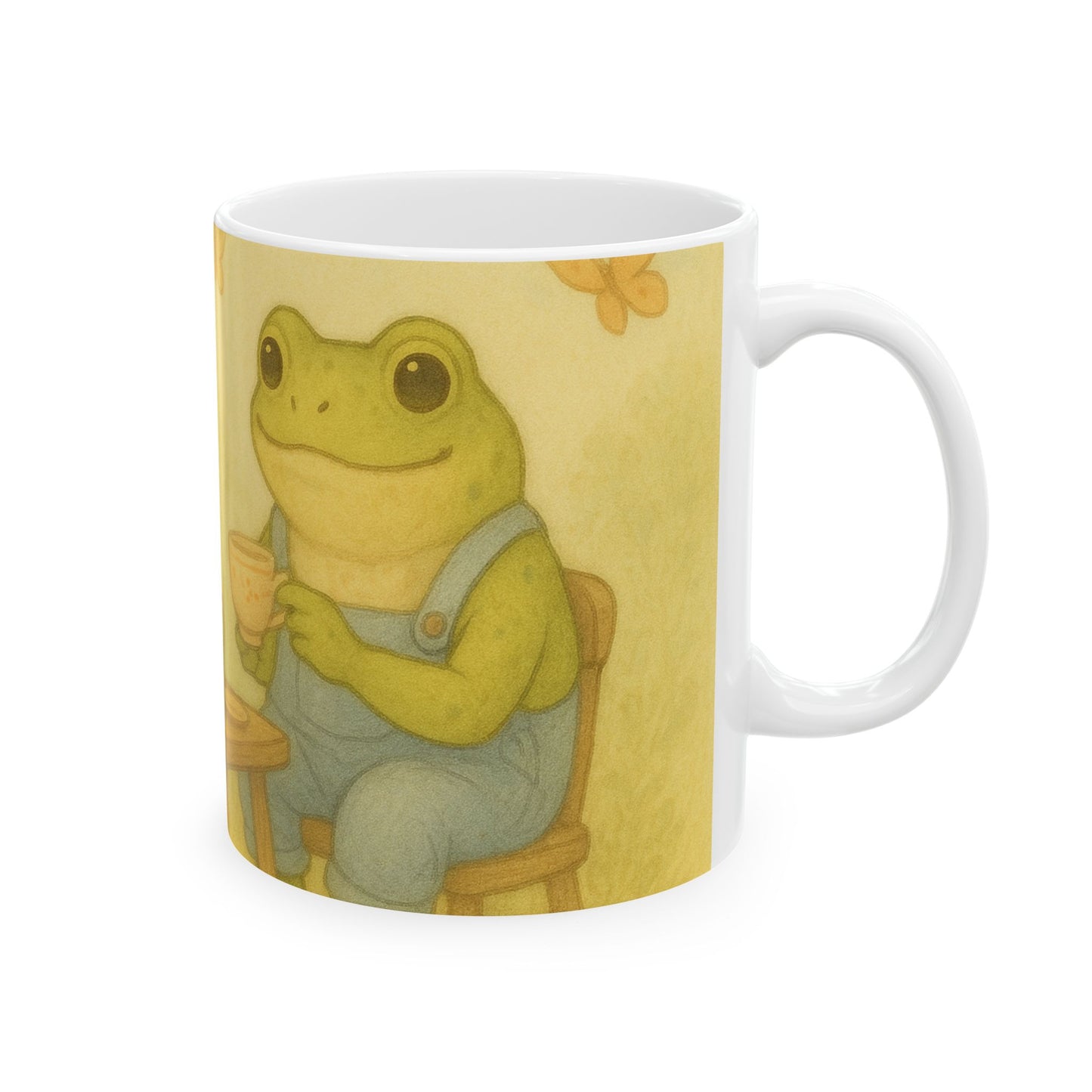 Charming Frog Mug - Perfect Gift for Nature Lovers, Unique Kitchen Decor, Cute Coffee Cup, Animal Lover Present, Garden Inspired Drinkware