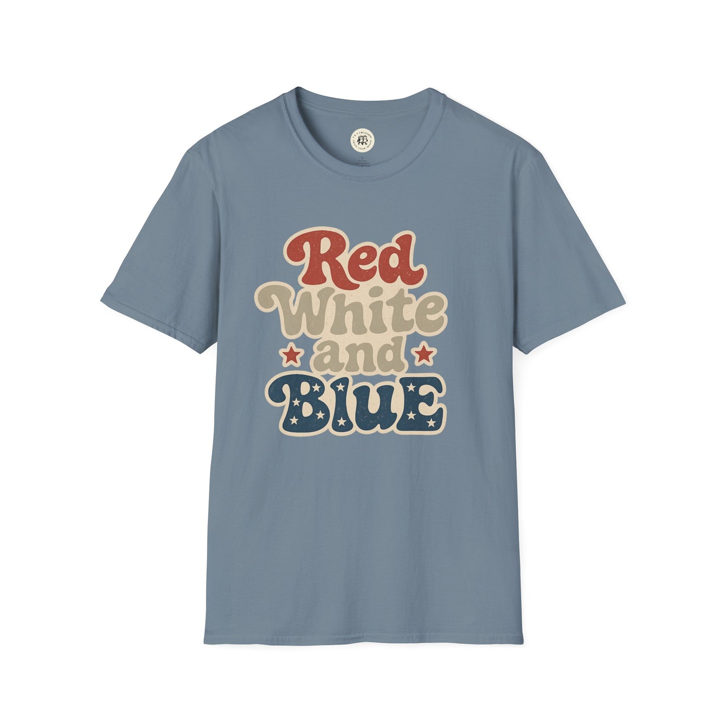 Red White and Blue, Fourth of July, Independence Day, Memorial Day, Veteran's Day, Casual